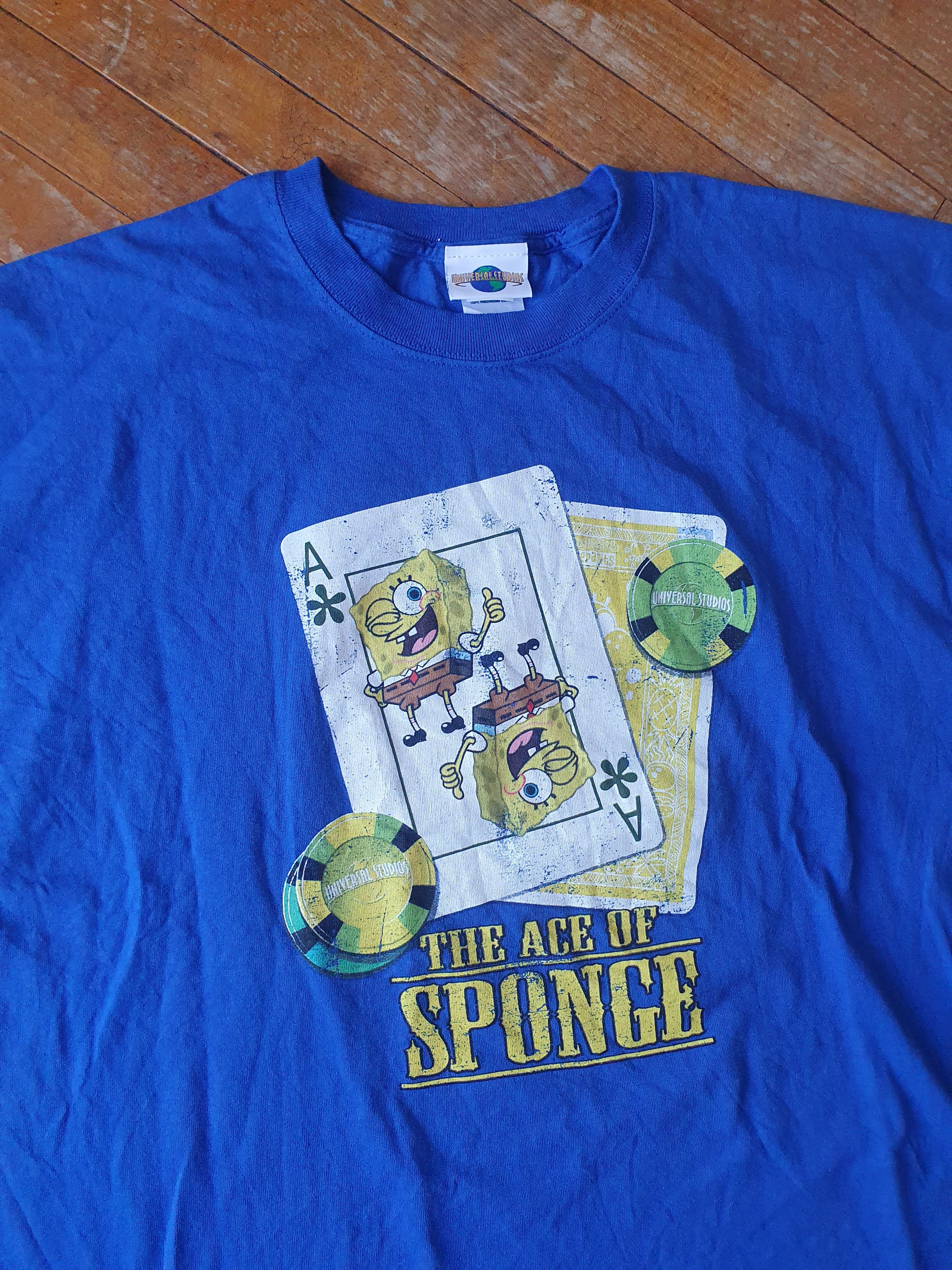 Universal Studios × Vintage Spongebob Universal Studios The Ace Of The Sponde tee sz XXL Size US XXL / EU 58 / 5 - 1 Thumbnail