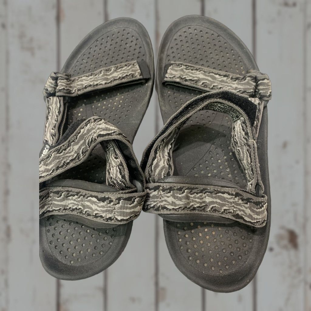 Vintage VINTAGE Tevo Hurricane 3 Men's Sport Water Sandals Slip-On Size 10 Black Summer Water-Resistant Size ONE SIZE - 1 Thumbnail