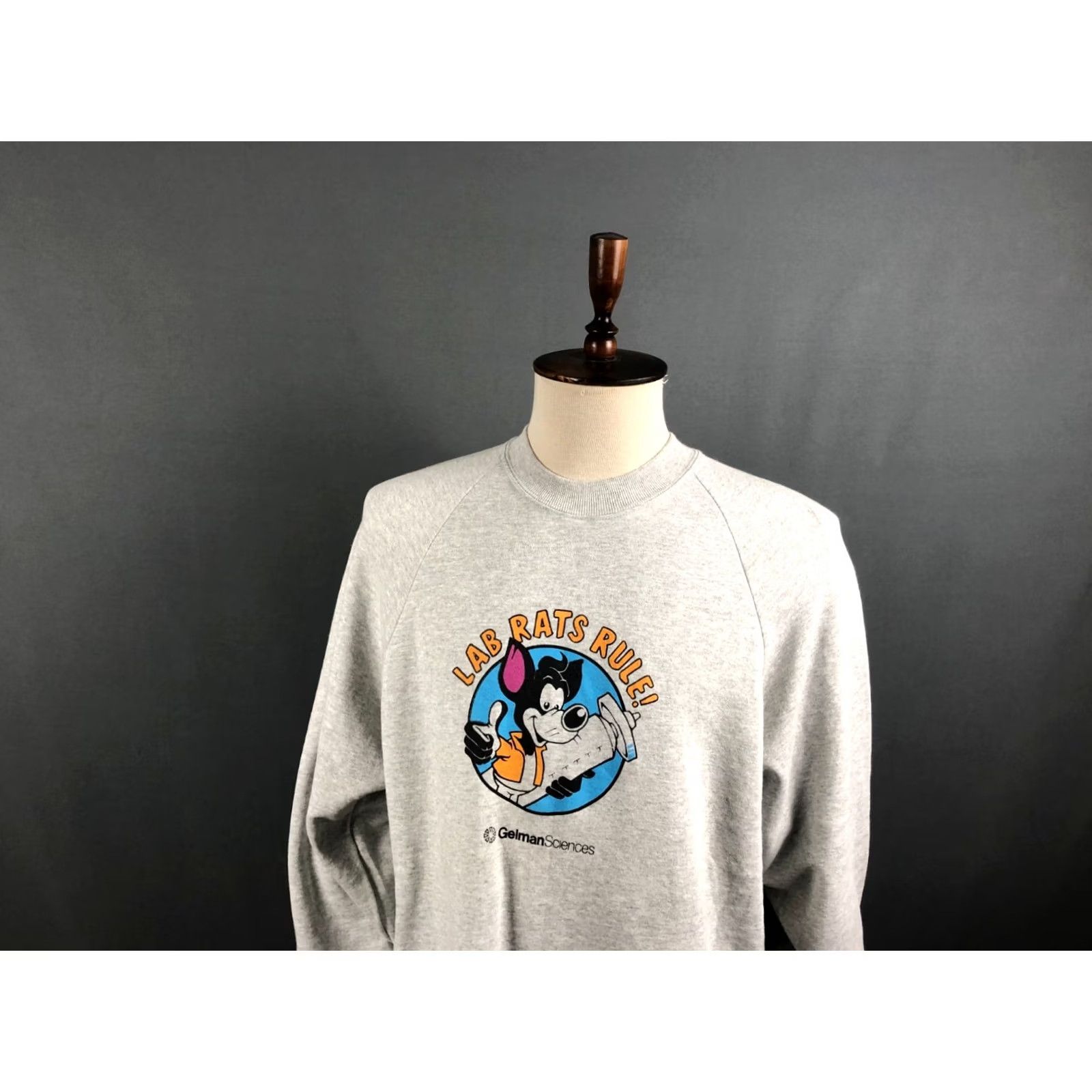 Fruit Of The Loom Fruit of the Loom Shirt Mens XL Gray Screen Stars Sweatshirt Cotton Men Size Size US XL / EU 56 / 4 - 4 Thumbnail