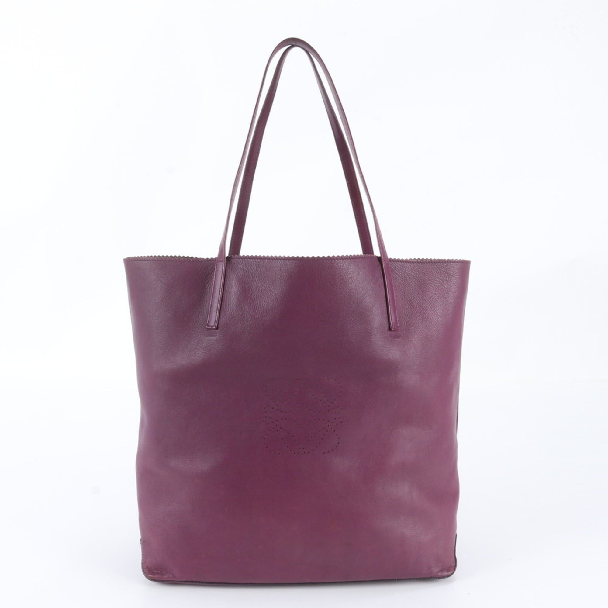 Loewe Anagram Leather Tote Bag Shoulder Handbag For Women, Women's