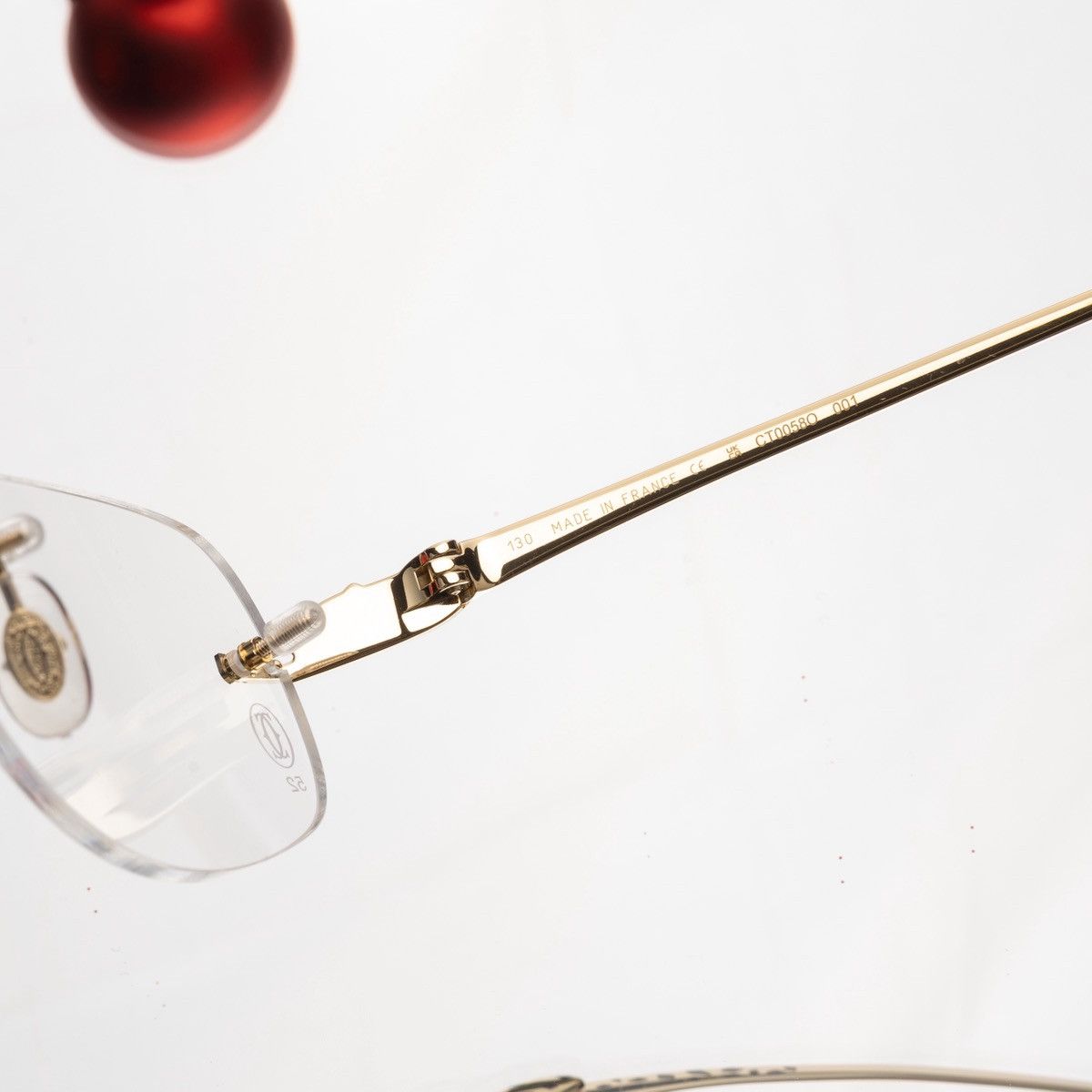 Cartier CARTIER CT0058O 001 GLASSES Size ONE SIZE - 4 Thumbnail