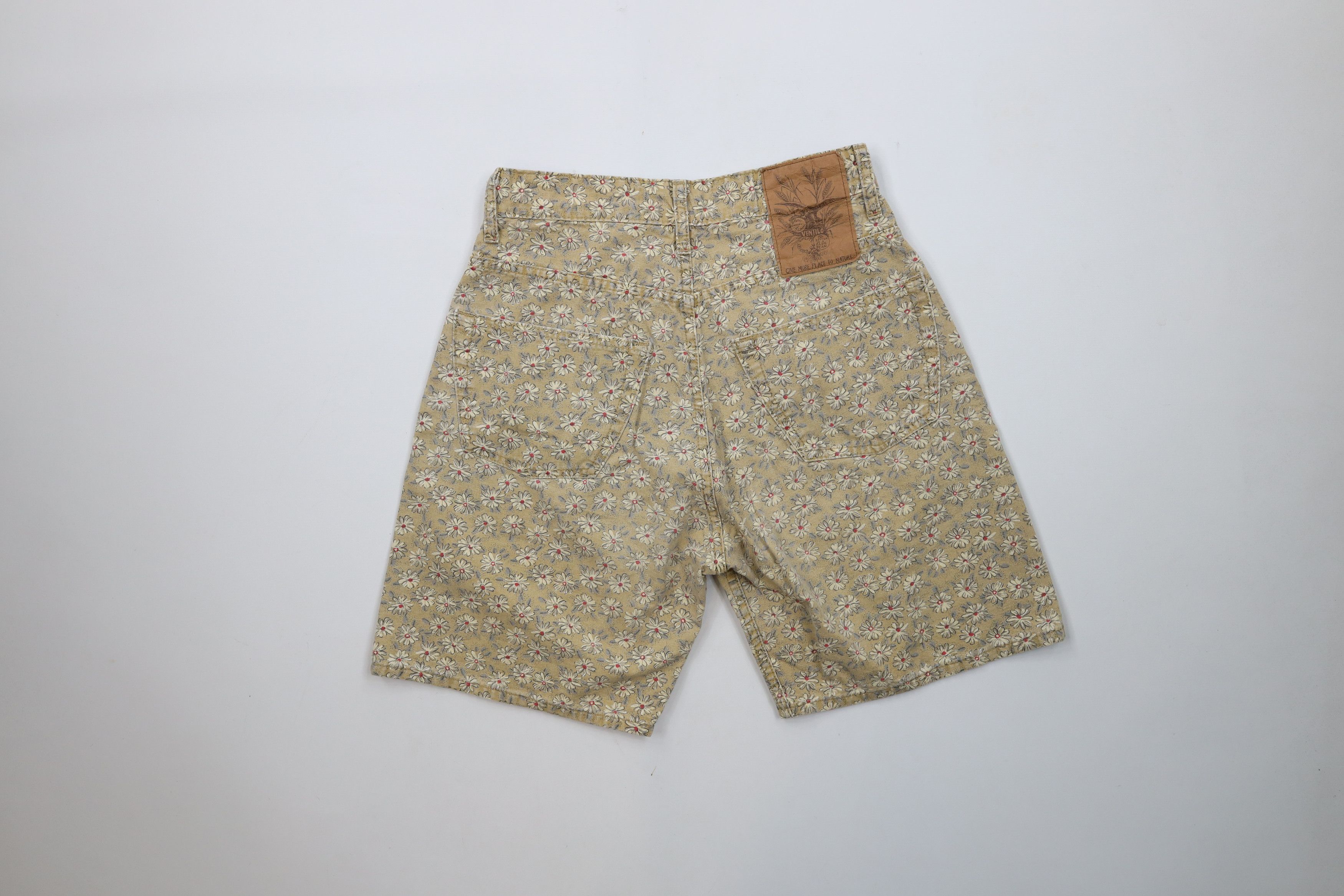 Vintage Vintage 90s Streetwear All Over Print Button Fly Shorts Size 28" / US 6 / IT 42 - 7 Thumbnail