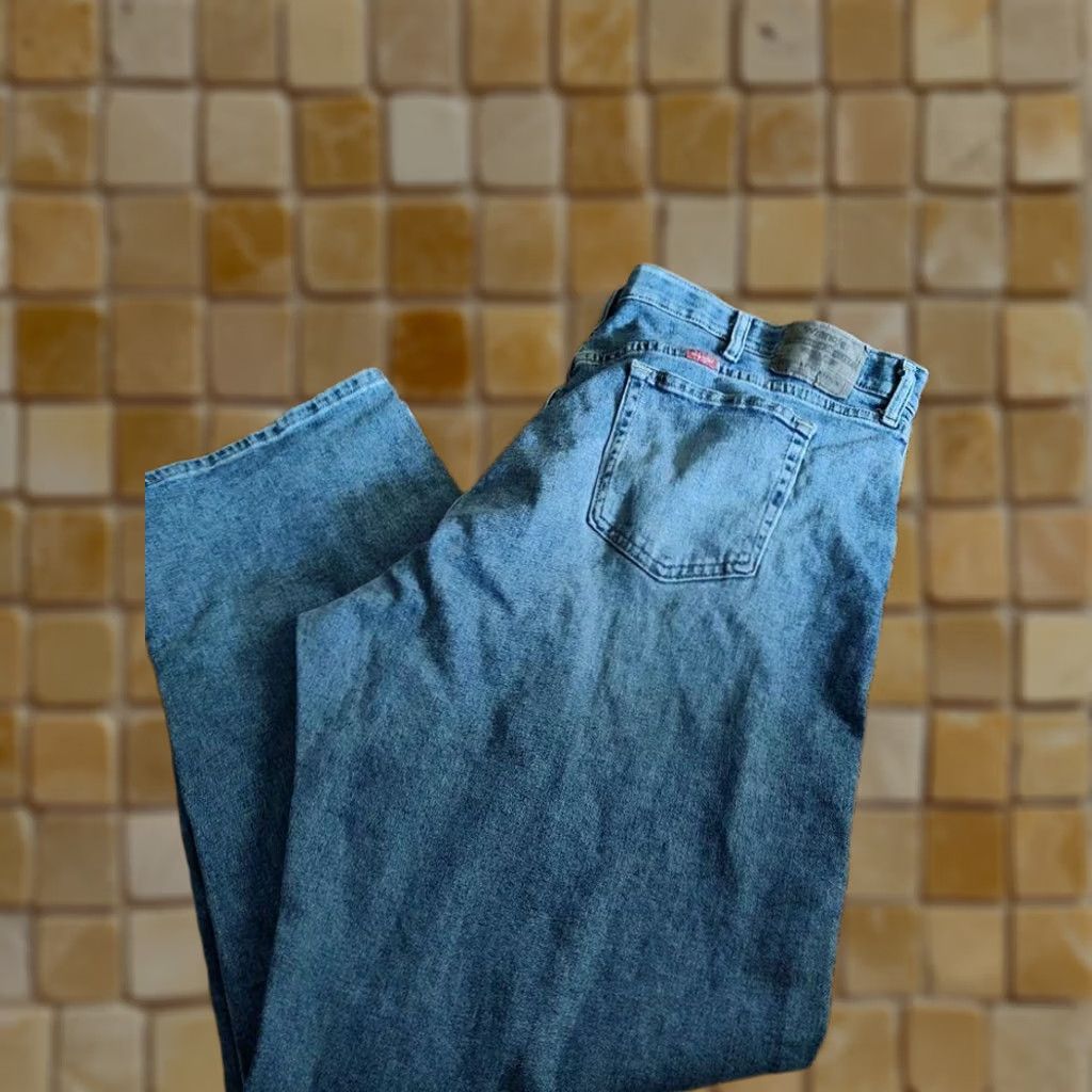 Wrangler Wrangler Jeans Blue Relaxed Fit 44x30 Mens Five Pocket 5-Pocket Denim Zip Regular Vintage No Size US 44 / EU 60 - 1 Preview