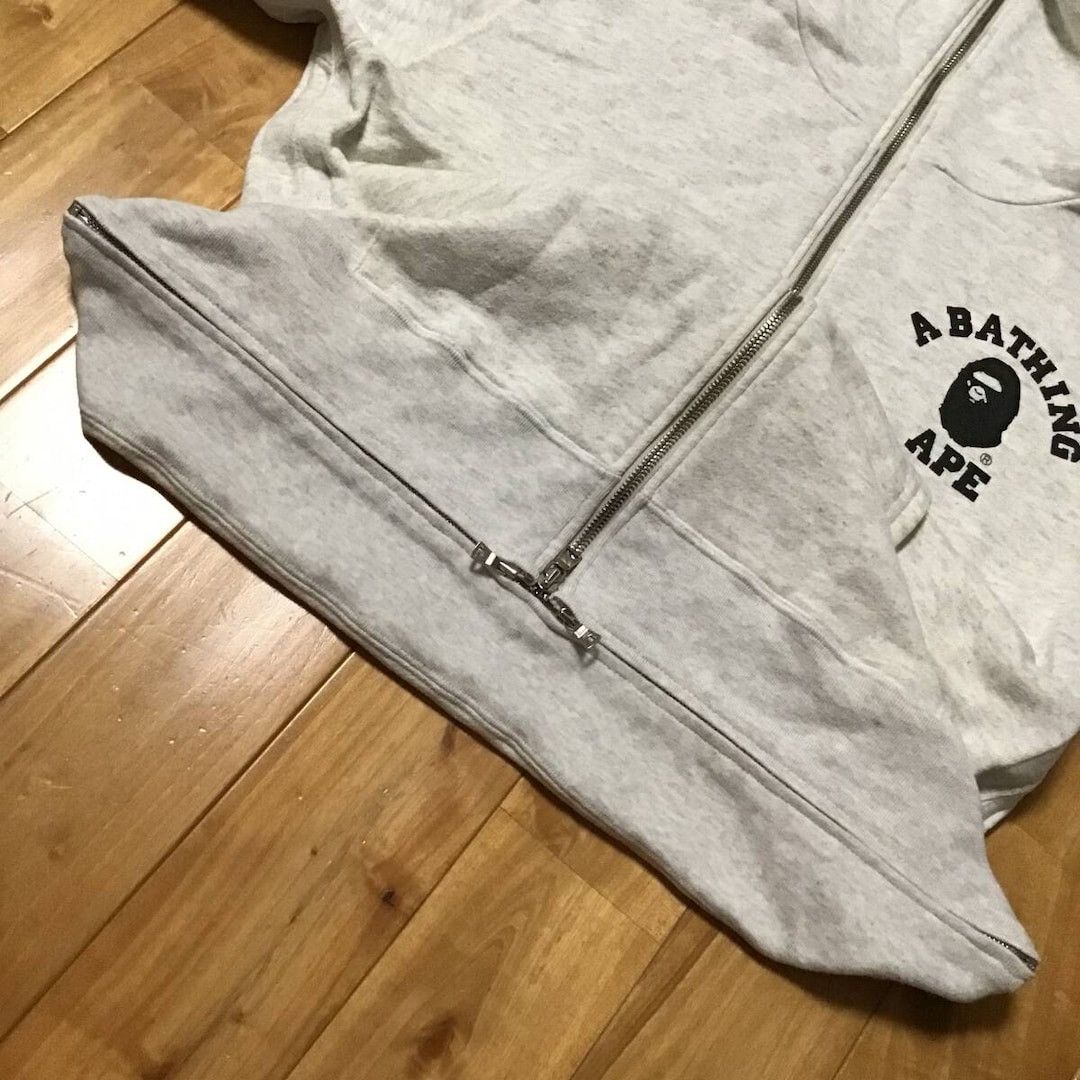 Bape 🔥Vintage🔥 BAPE College Logo Full Zip Hoodie Shoulder Bag Size US XS / EU 42 / 0 - 7 Thumbnail
