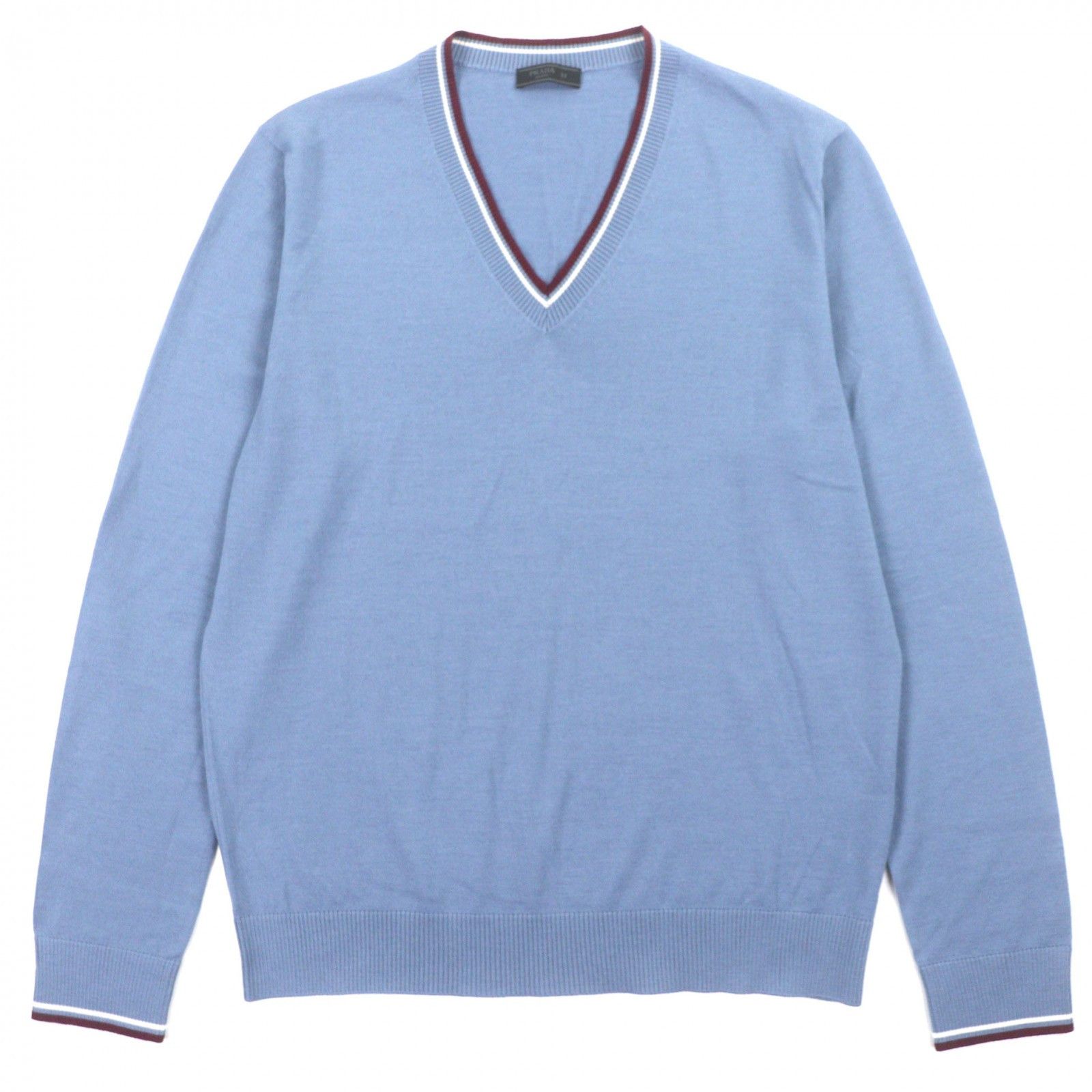 Prada Prada Prada Wool Silk Knit Sweater Textile Tops UMA793 DUTY FREE for USA Size ONE SIZE - 1 Thumbnail