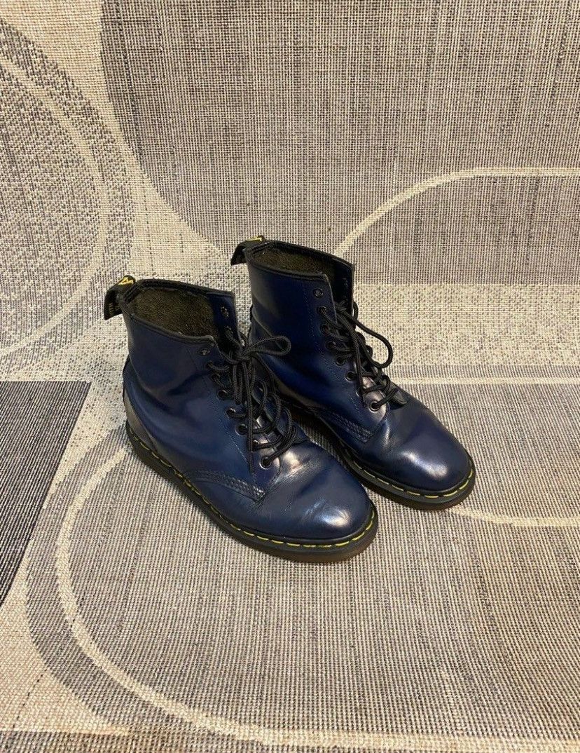 Dr. Martens Dr Martens 1460 Navy Smooth Size US 6.5 / EU 39-40 - 3 Thumbnail