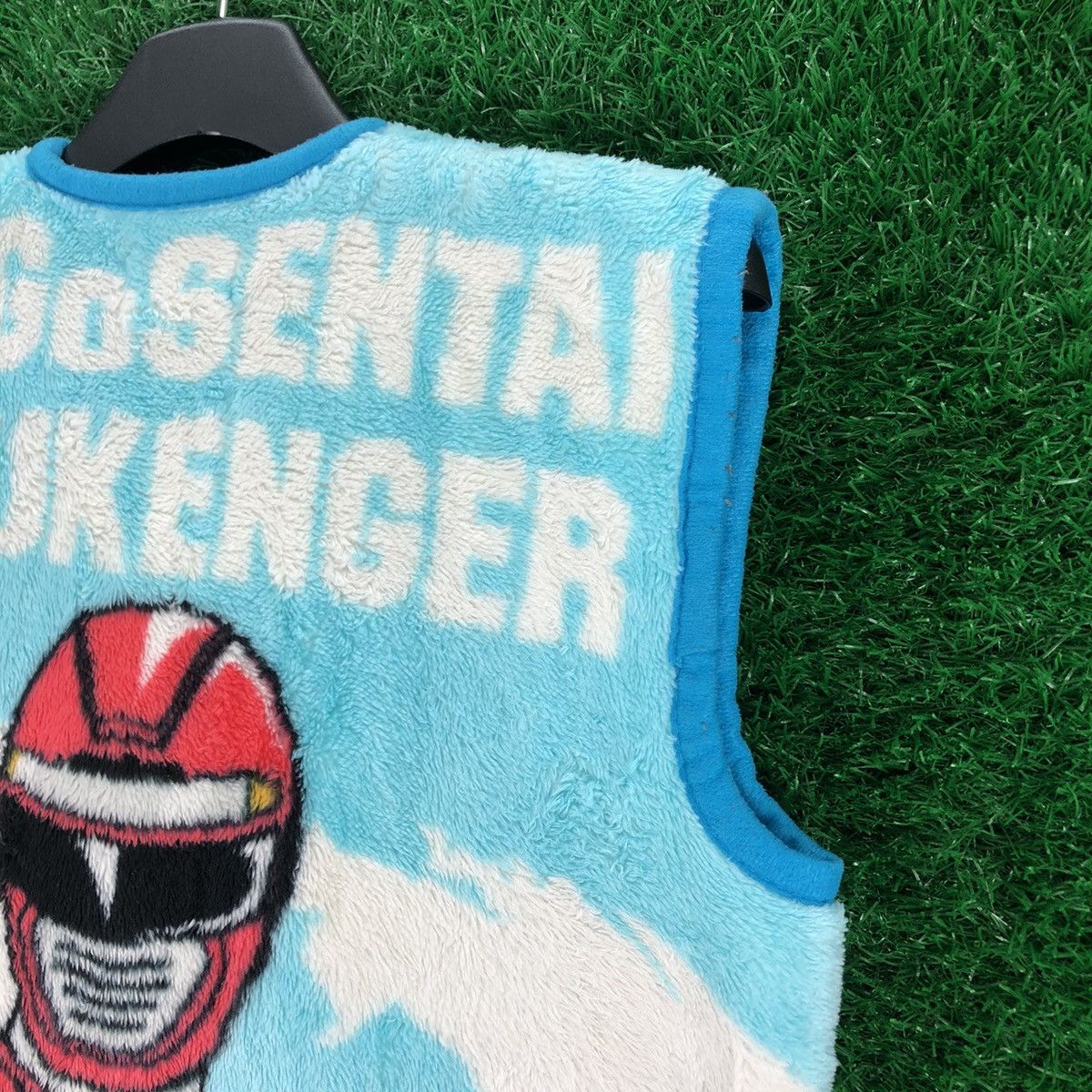 Anime × Japanese Brand × Vintage Vintage Power Ranger Fleece Zipper Vest by Bandai Size US M / EU 48-50 / 2 - 2 Thumbnail