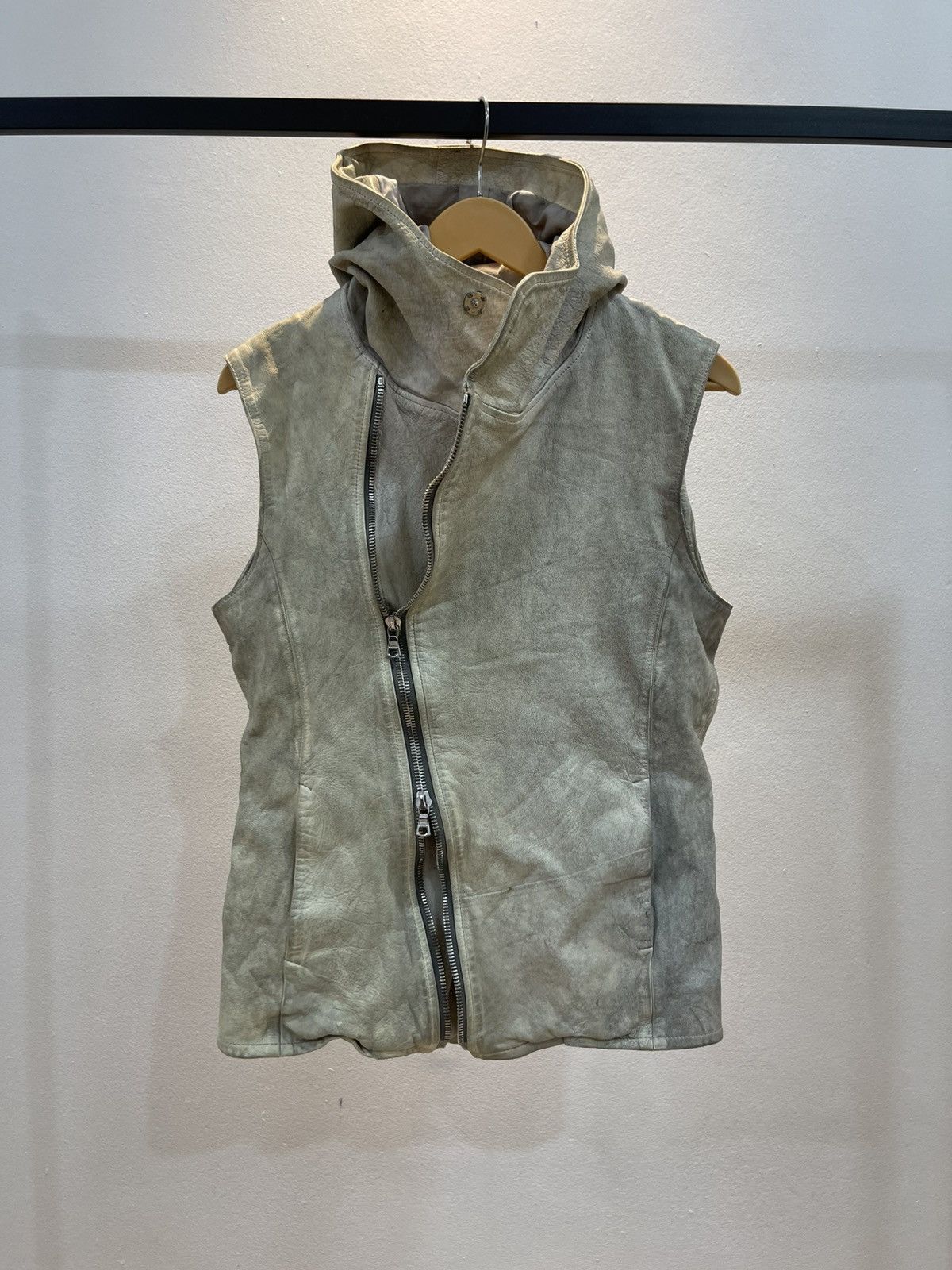Isamu Katayama Backlash ISAMU KATAYAMA BACKLASH Vest Hoodie Leather Size US M / EU 48-50 / 2 - 3 Thumbnail