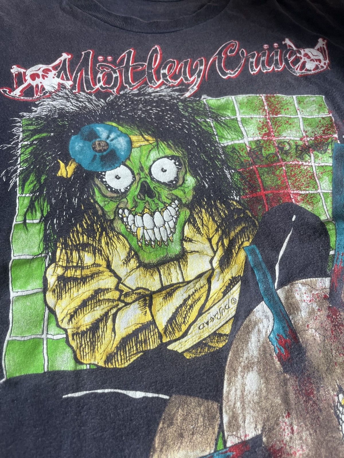 Band Tees Vtg Motley Crue Drx.FeelGood PusHead 1989’s Design Tshirt Size US L / EU 52-54 / 3 - 8 Thumbnail