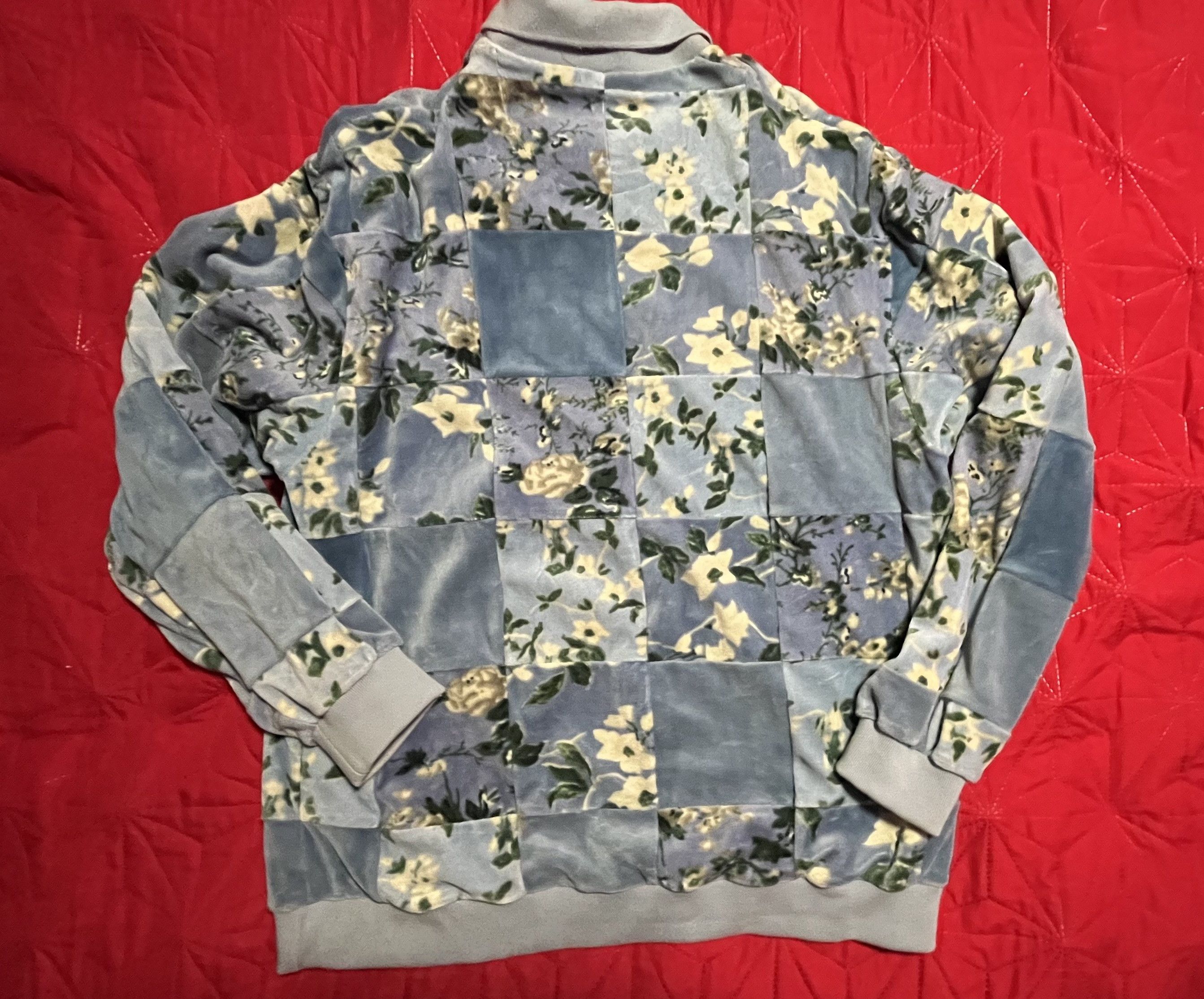 Supreme Supreme Patchwork Floral Terciopelo Polo Pizarra Size US M / EU 48-50 / 2 - 6 Thumbnail