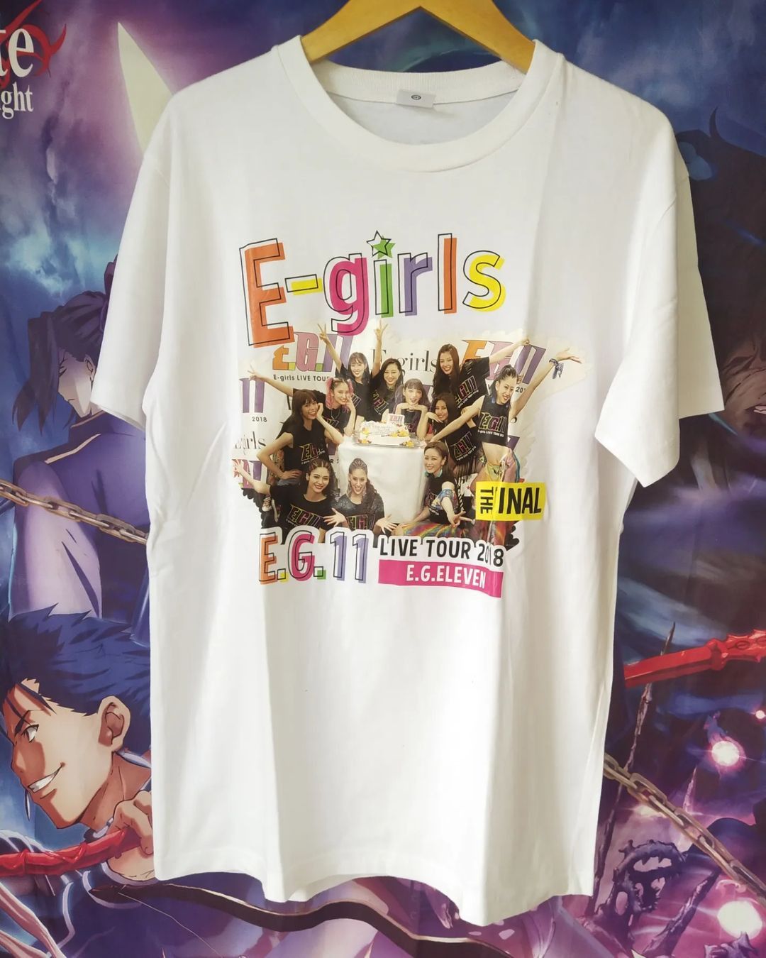 Band Tees × Japanese Brand E-girls The Final Live Tour 2018 Full Member Idol Tees Size US L / EU 52-54 / 3 - 1 Thumbnail