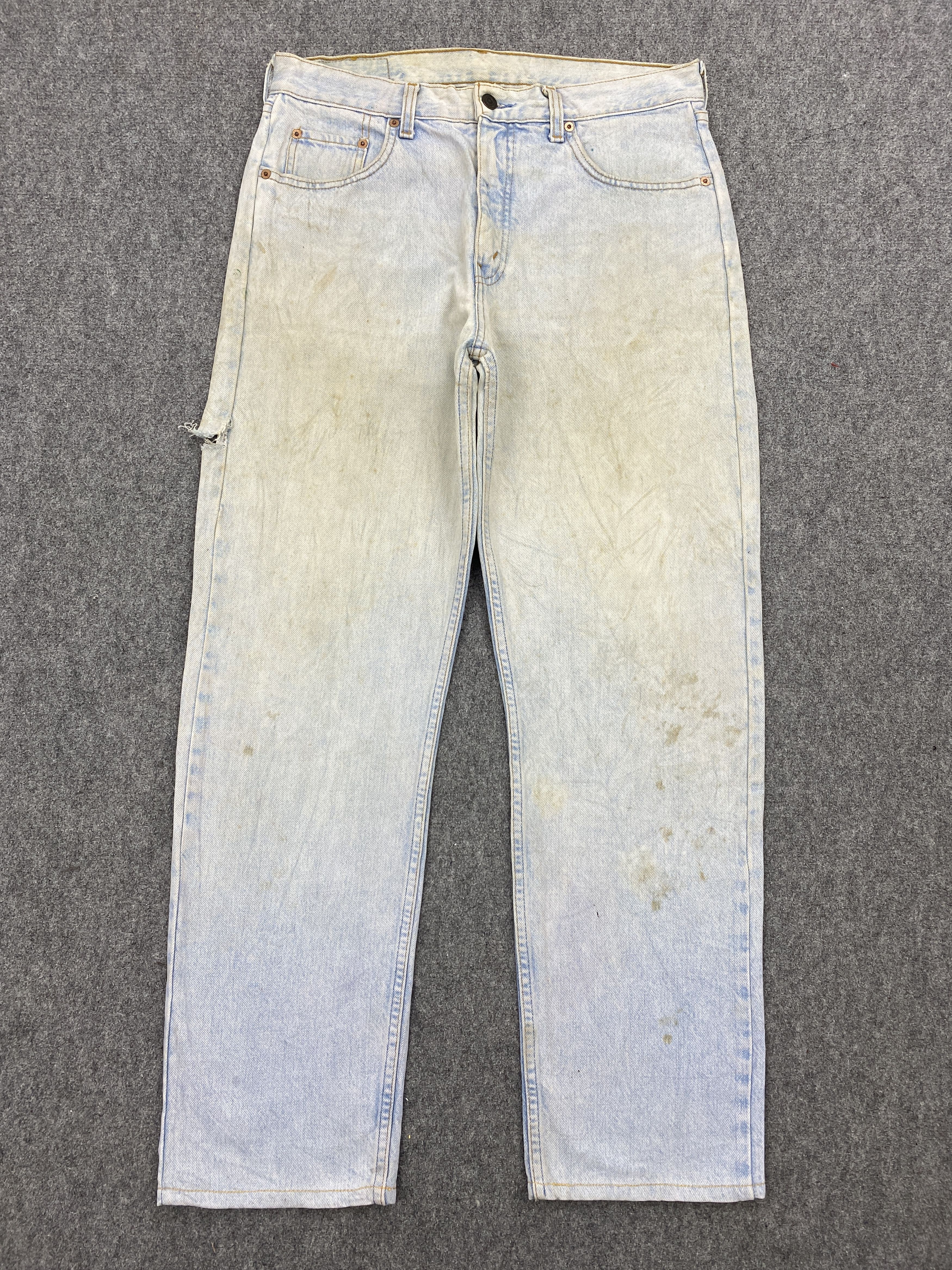 Vintage 90s Levis 615 Orange Tab Light Wash Jeans S0031