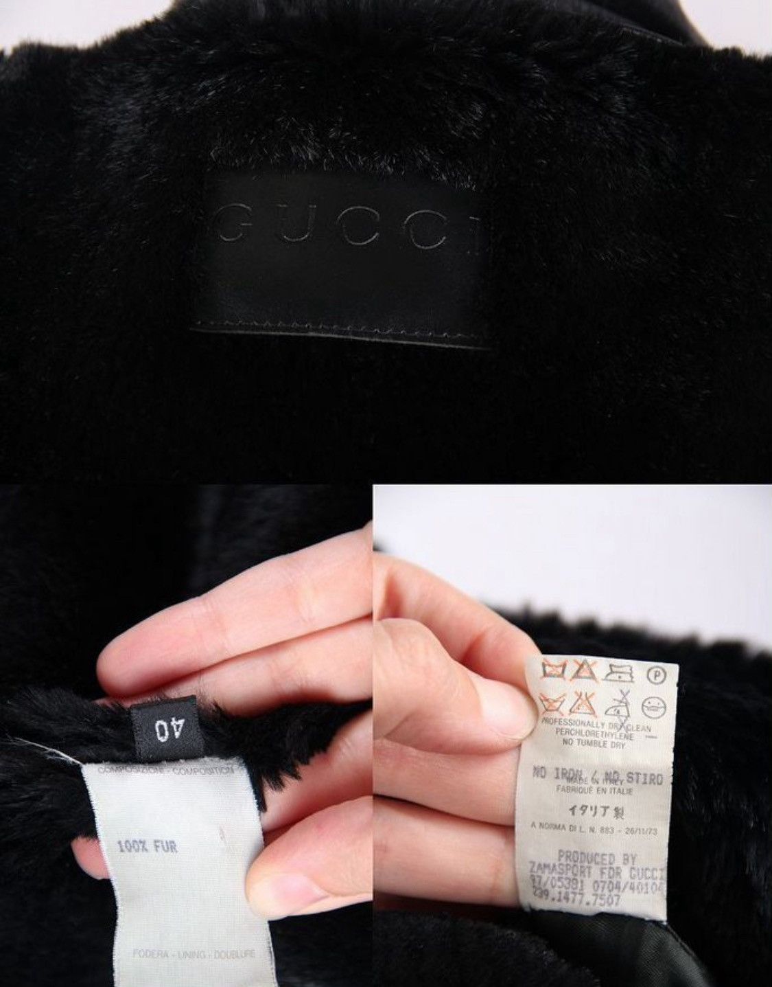 Gucci Gucci 1997 Fur Lining Leather Biker Coat Jacket by Tom Ford Size S / US 4 / IT 40 - 6 Thumbnail