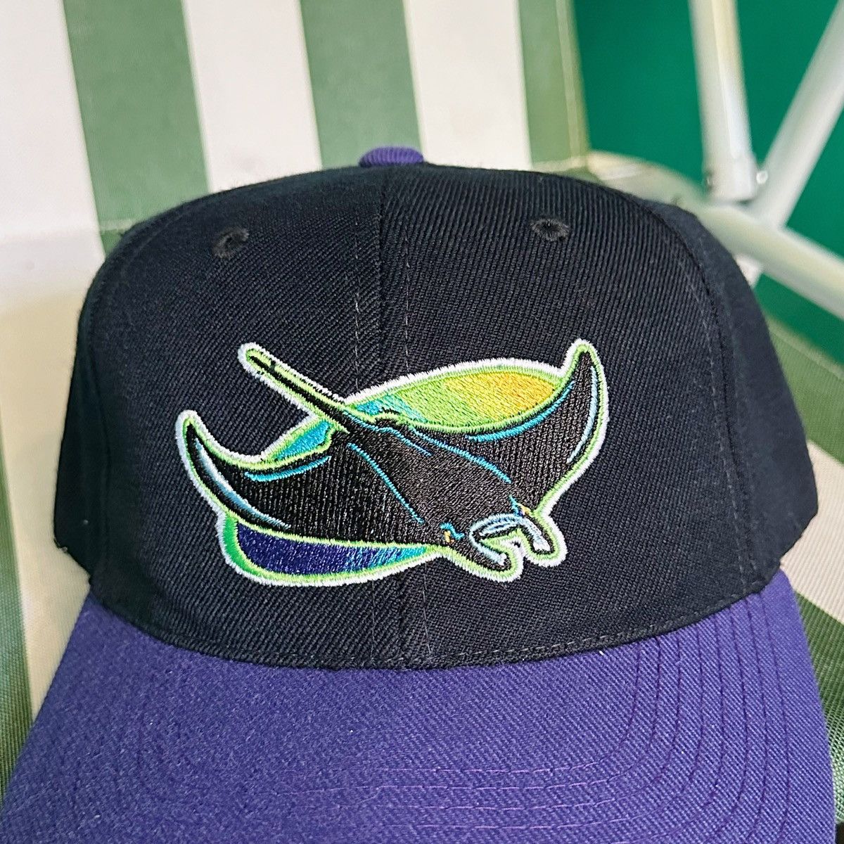 MLB × Sports Specialties × Vintage Vintage MLB Tampa Bay Rays Logo Sports Specialties Hat Size ONE SIZE - 2 Thumbnail