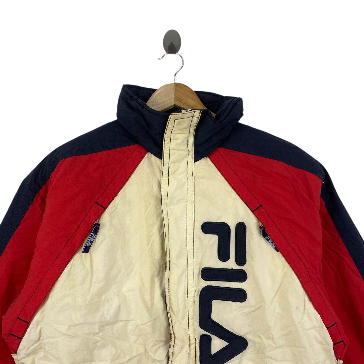 Fila Vintage 90s FILA Winter Jacket Outdoor Life Size US M / EU 48-50 / 2 - 2 Thumbnail