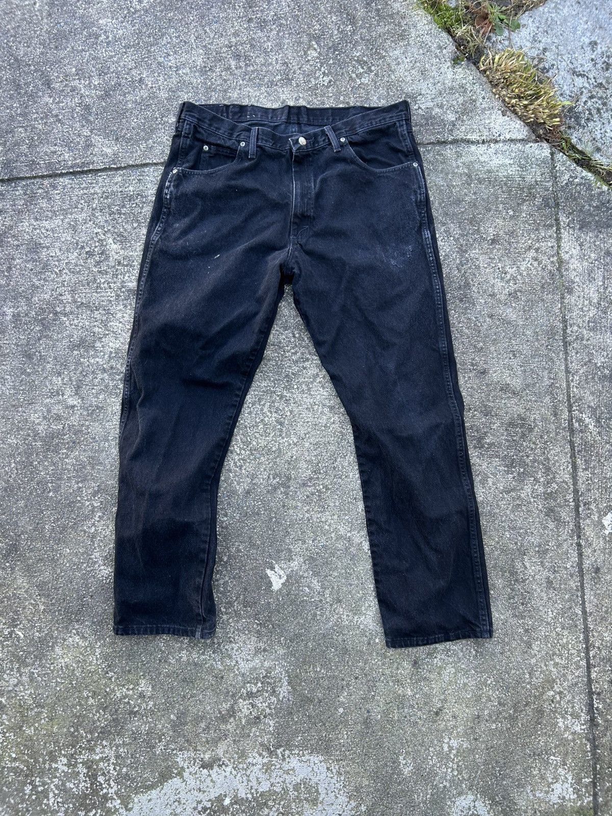 Wrangler Wrangler Men's Black Jeans Size US 38 / EU 54 - 1 Thumbnail