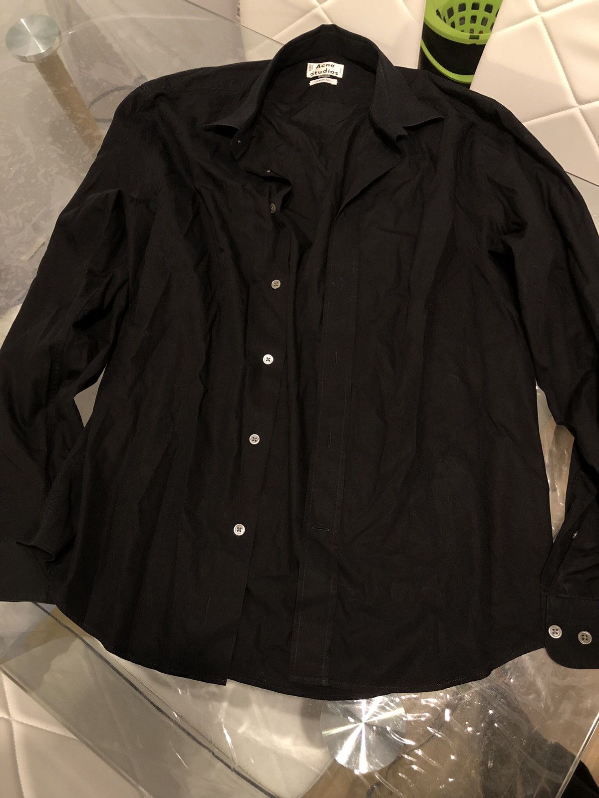 Acne Studios Black Acne Studios Shirt Size US L / EU 52-54 / 3 - 3 Thumbnail