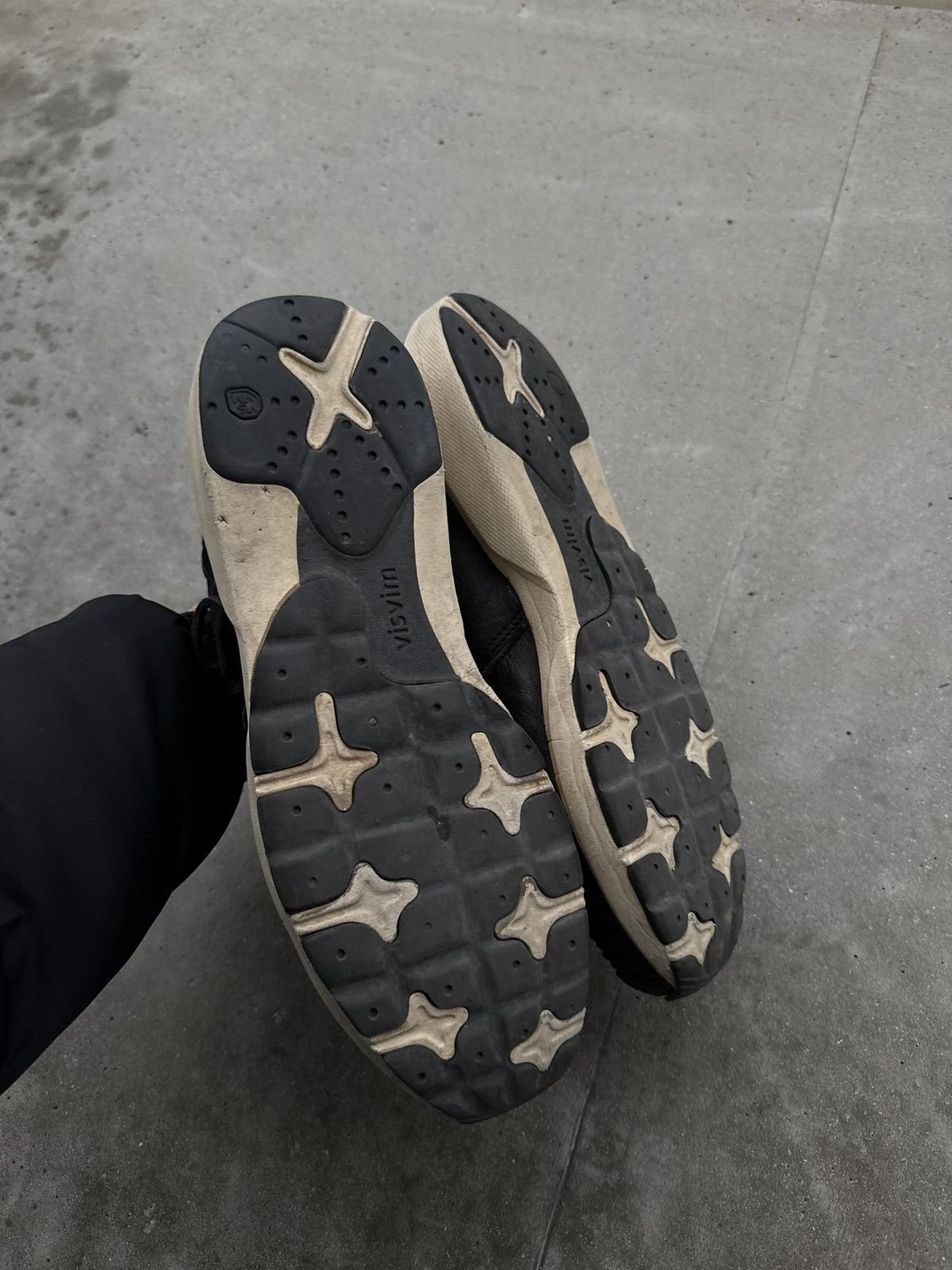 Visvim Visvim FBT Shaman-Folk Black leather sneakers rare japanese Size US 12 / EU 45 - 6 Thumbnail
