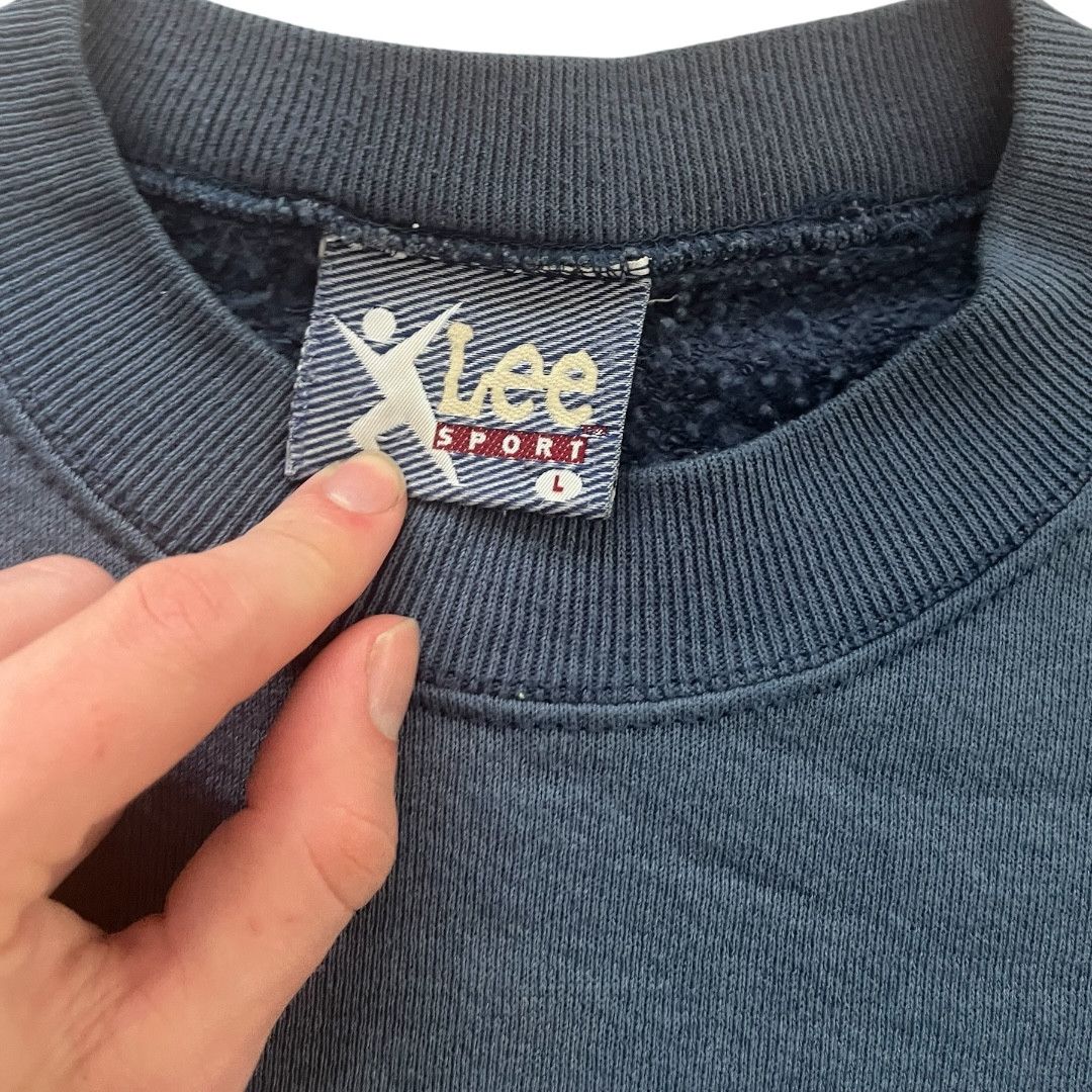 Lee × Vintage VINTAGE Wild Rivers Fly Fishing Lee Sport Sweatshirt Size US L / EU 52-54 / 3 - 3 Thumbnail
