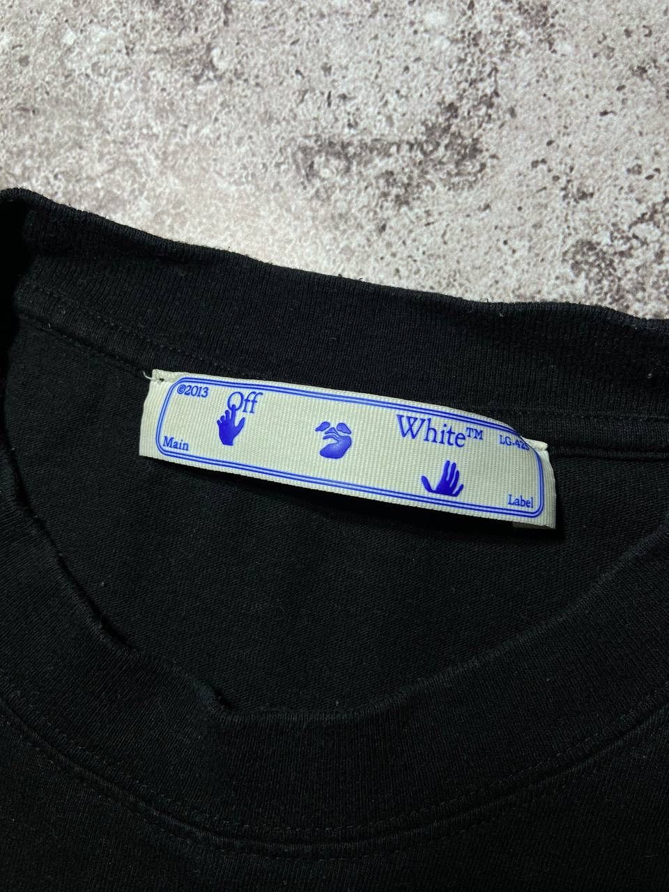 Off-White Off-Whitte Black Cotton T-shirt premium rare item Size US M / EU 48-50 / 2 - 7 Thumbnail