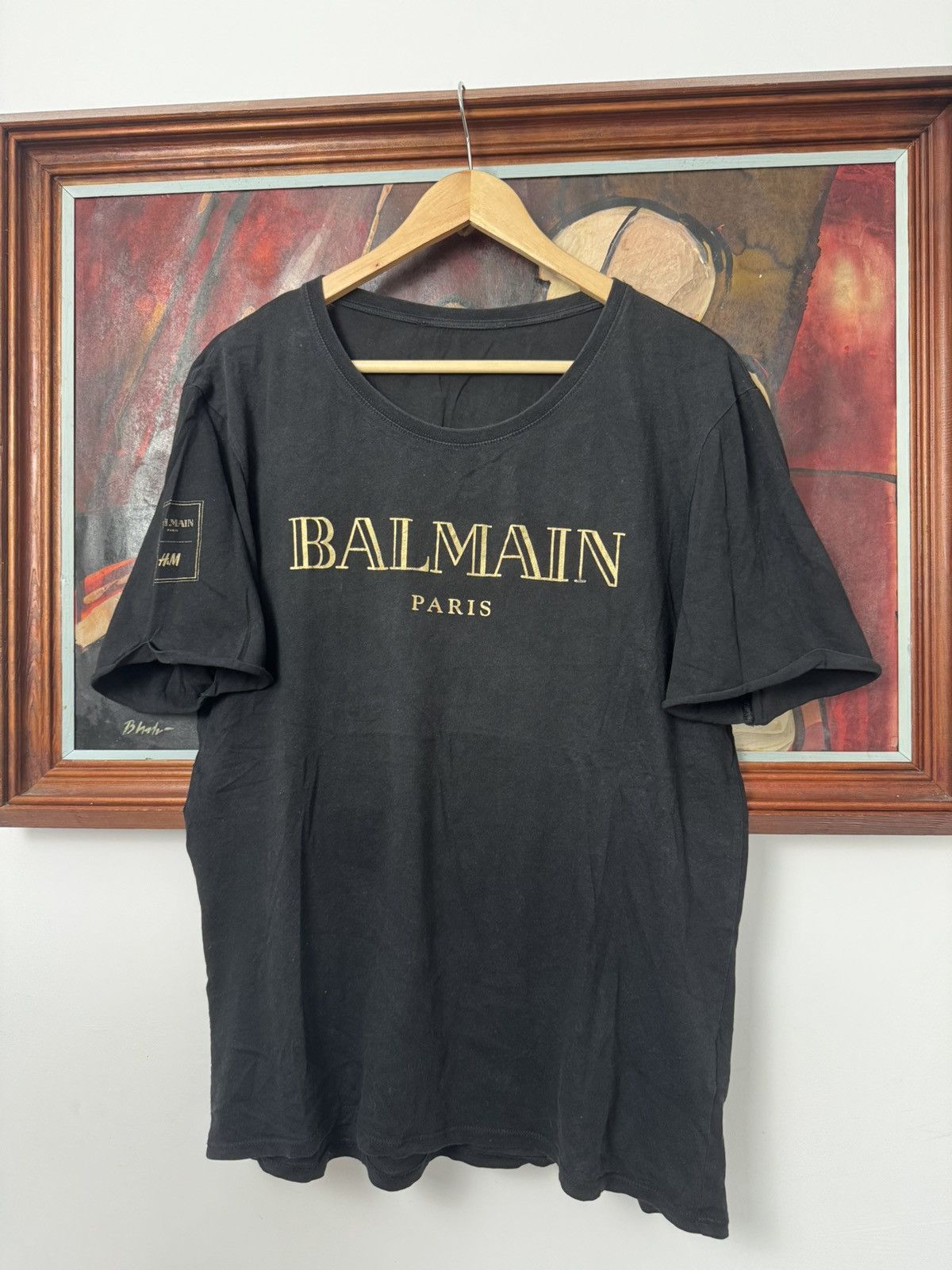 Balmain x hm t shirt best sale