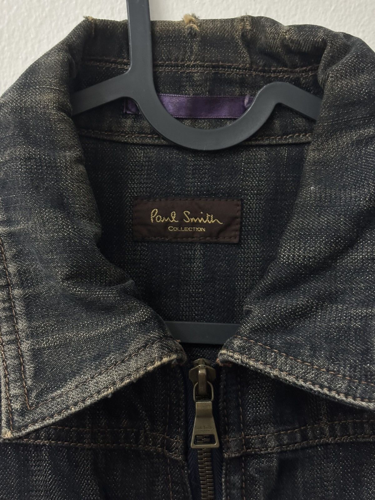 Levi's Paul Smith Collection Denim Jacket Vintage Faded/Distressed Size US L / EU 52-54 / 3 - 3 Thumbnail