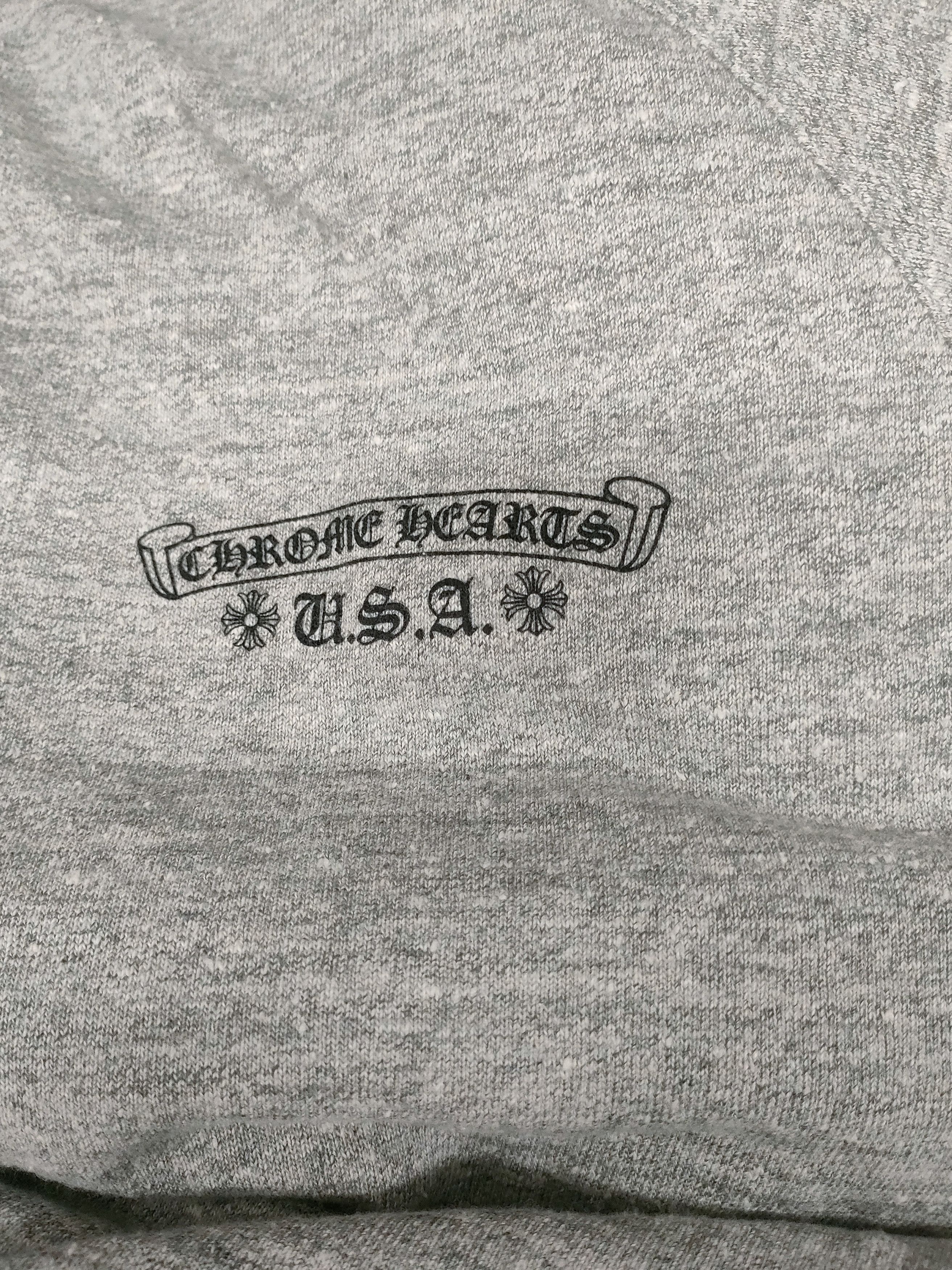 Chrome Hearts Chrome Hearts Tonal Monogram Horseshoe Logo Zip Up Hoodie Size US L / EU 52-54 / 3 - 14 Thumbnail