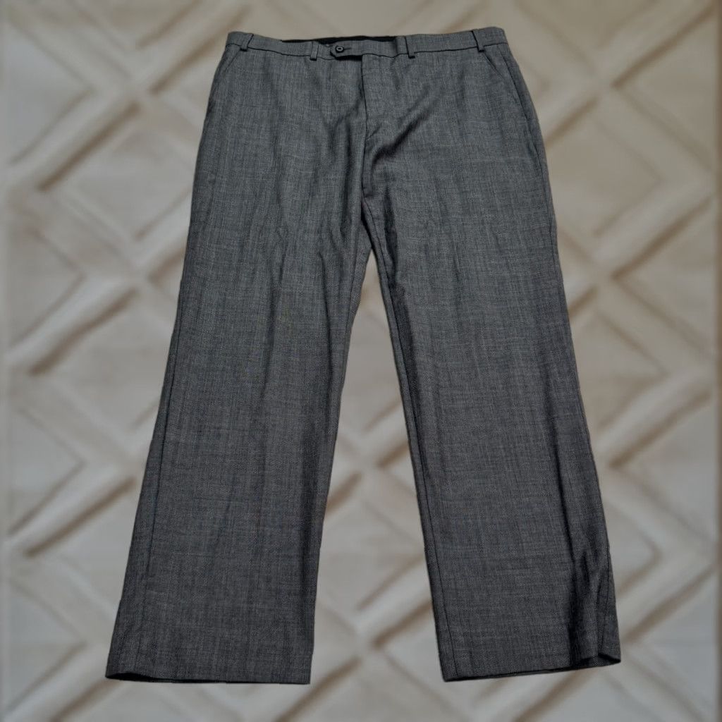 Ralph Lauren Lauren Ralph Lauren Wool Pants Men 38x30 Gray Straight Leg Dress Pants Size US 38 / EU 54 - 1 Thumbnail