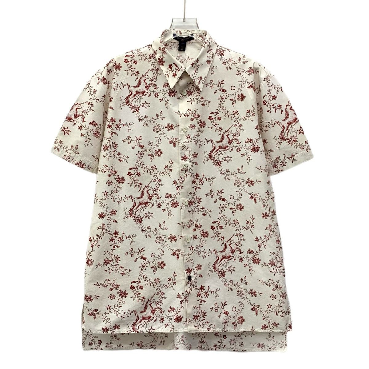 Louis Vuitton Louis Vuitton Beige Short Sleeve Shirt K26WX Size US XS / EU 42 / 0 - 1 Thumbnail