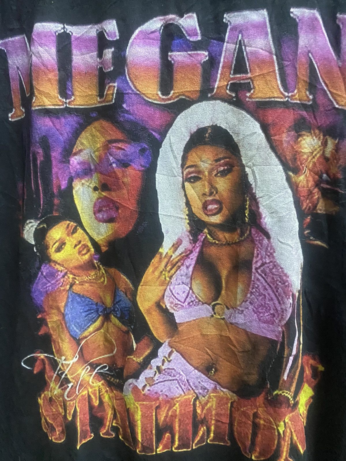 Band Tees × Rap Tees Solo singger MEGAN Tshirt Size US M / EU 48-50 / 2 - 2 Thumbnail