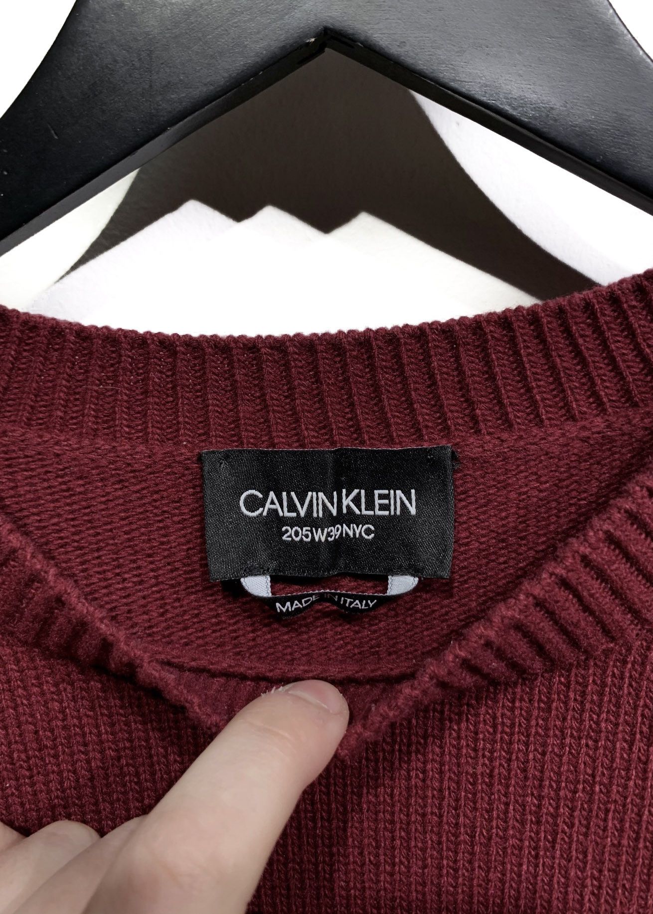 Calvin Klein 205W39NYC Calvin Klein 205W39NYC Red Yellow Striped Sweater Size US M / EU 48-50 / 2 - 5 Thumbnail