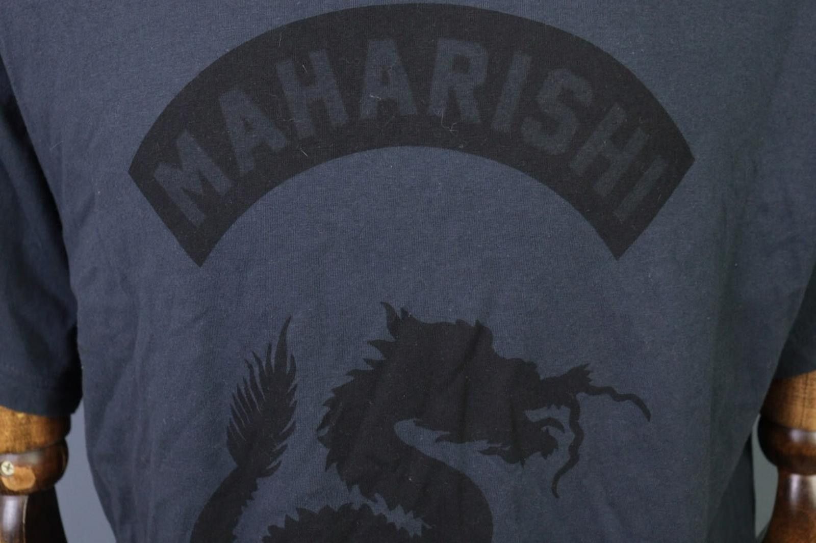 Maharishi Maharishi Blue Graphic Print 100% Cotton Shirt Top Size L Size L / US 10 / IT 46 - 4 Thumbnail