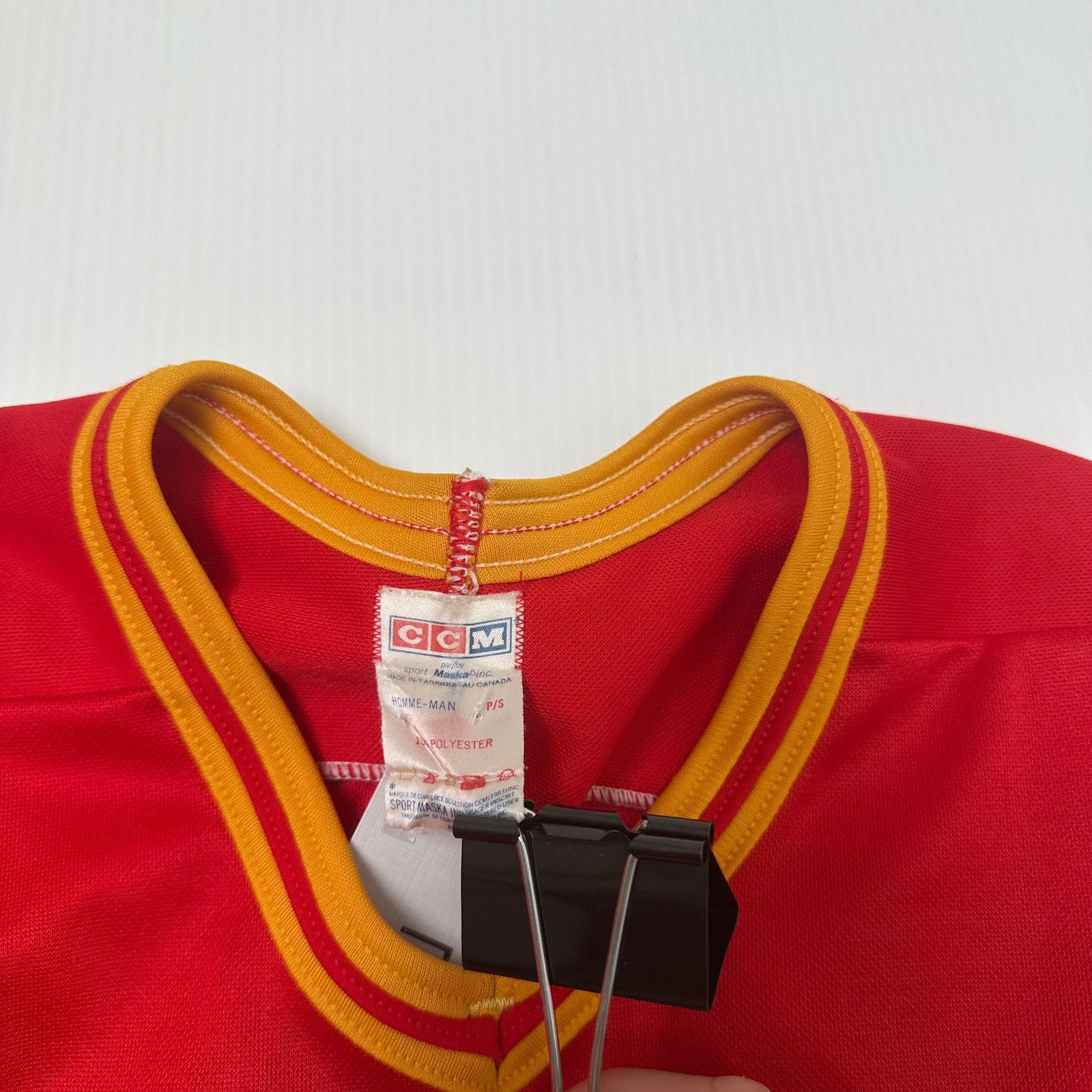 Ccm Vintage CCM Calgary Flames NHL Hockey Jersey S Size US S / EU 44-46 / 1 - 5 Thumbnail