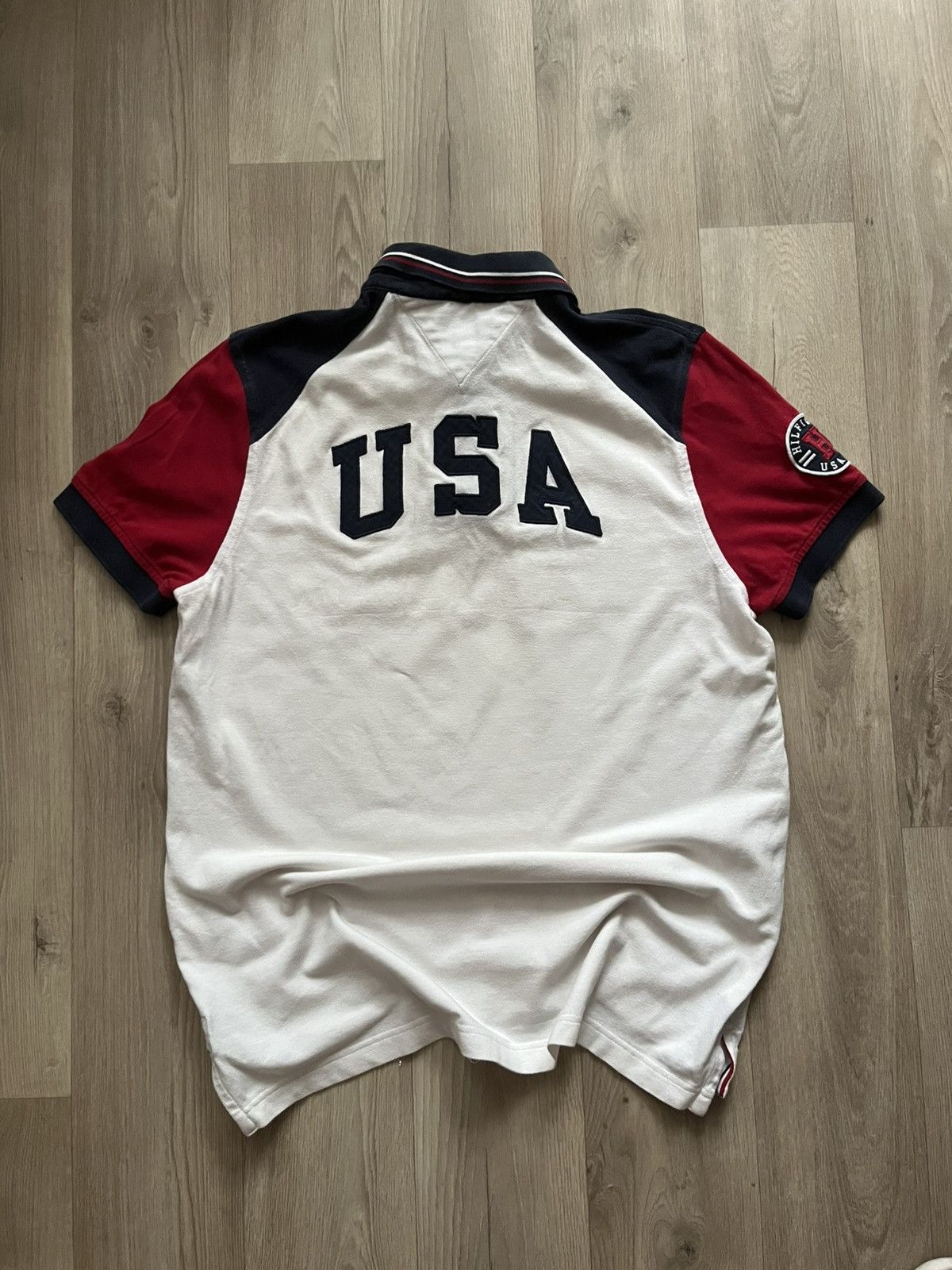 Polo Ralph Lauren Vintage Tommy Hilfiger USA Ralph Lauren Style Polo Size US M / EU 48-50 / 2 - 3 Thumbnail