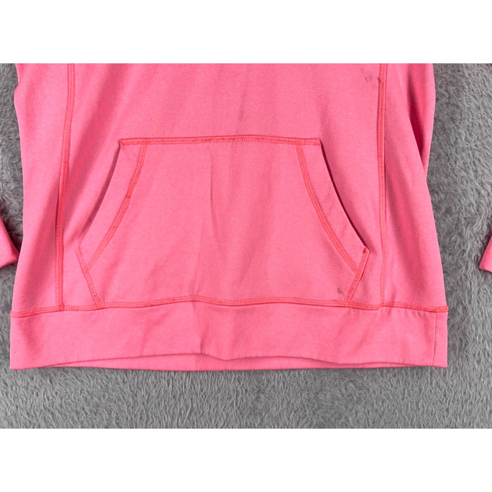 The North Face The North Face Hoodie Womens Small Pink Logo Pocket 100% Polyester Read Size S / US 4 / IT 40 - 5 Thumbnail