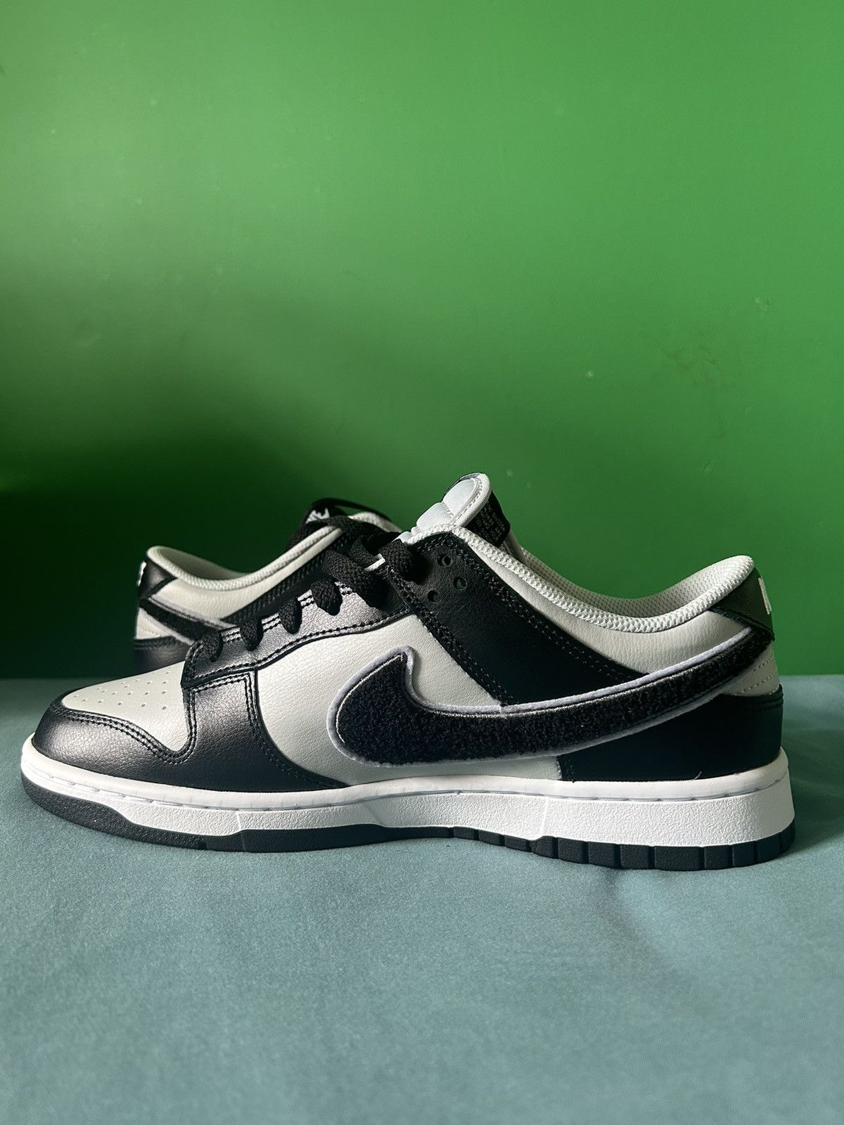 Nike Nike Dunk Low Chenille Swoosh 2022 Size US 10 / EU 43 - 2 Thumbnail