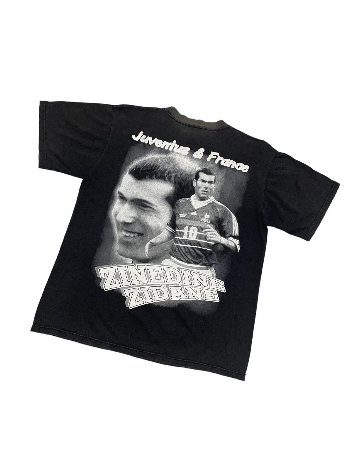 Vintage Vintage Bootleg 90s Zinedine Zidane Juventus & France Shirt Size US L / EU 52-54 / 3 - 9 Thumbnail