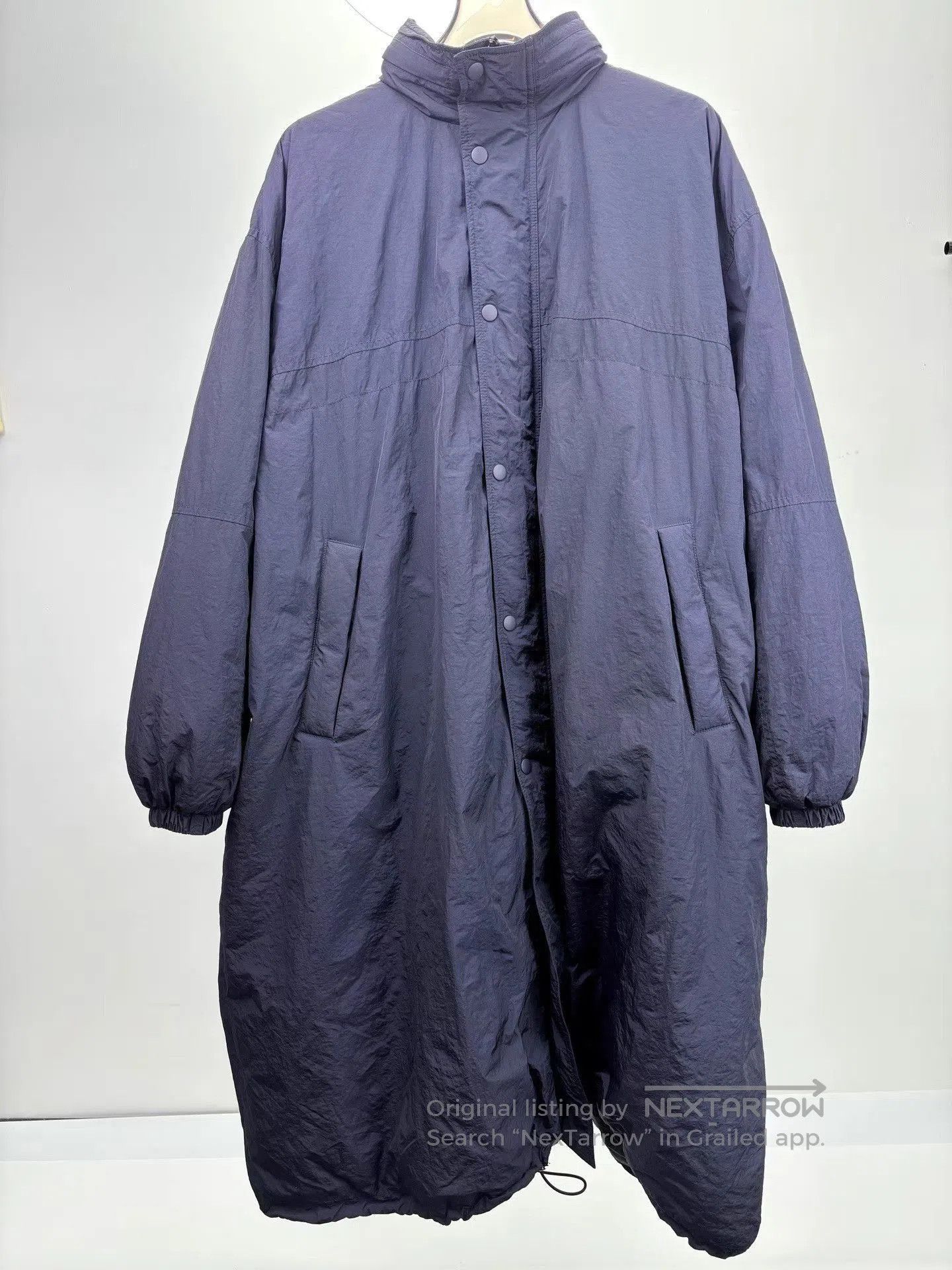 Balenciaga Purple Long Padded Coat . Size US S / EU 44-46 / 1 - 1 Thumbnail