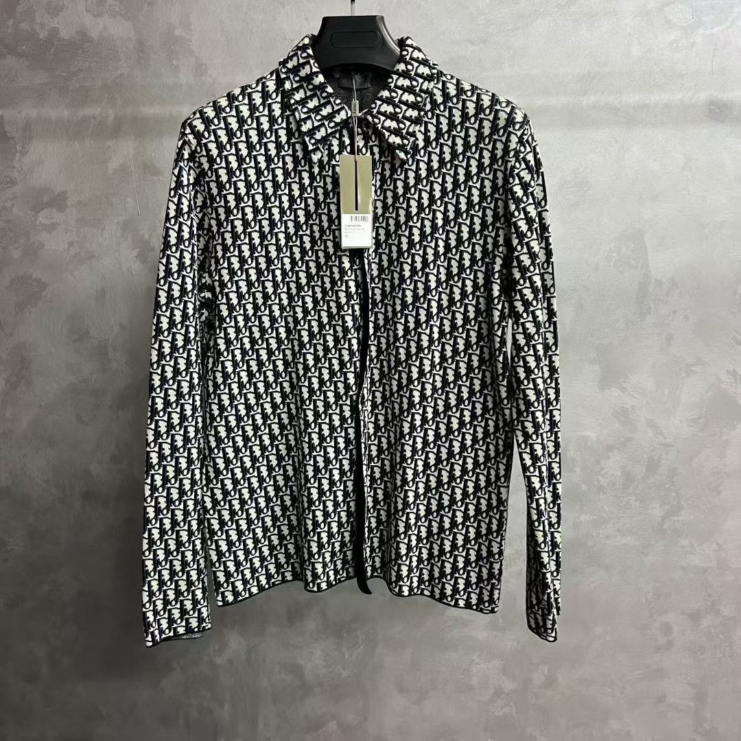 Dior Dior Retro Printed Blue Shirt m Men Size US M / EU 48-50 / 2 - 1 Thumbnail