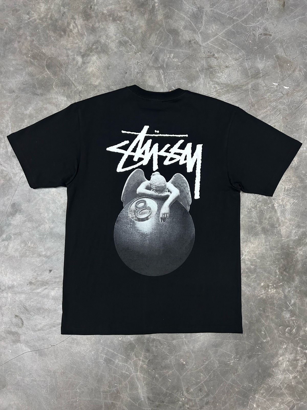 Hypebeast × Stussy Stussy Angel 8 Ball Tee | Grailed
