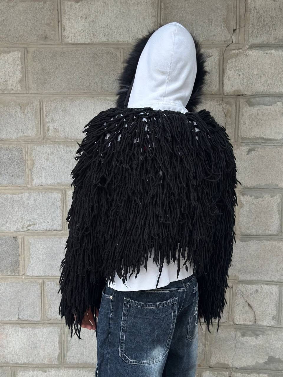 Le Grande Bleu (L.G.B.) VTG Unisex Coat Hand Made Size S Knit Y2K Punk Rave Pop Hype Size US M / EU 48-50 / 2 - 2 Thumbnail