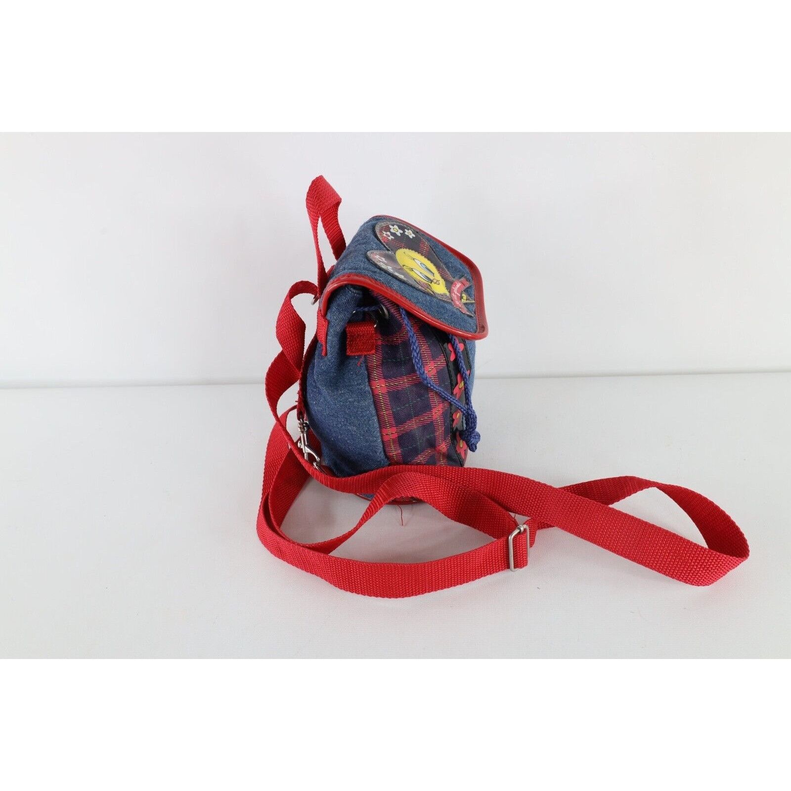 Vintage Vintage 90s Looney Tunes Tweety Bird Flower Denim Mini Bag Size ONE SIZE - 7 Thumbnail