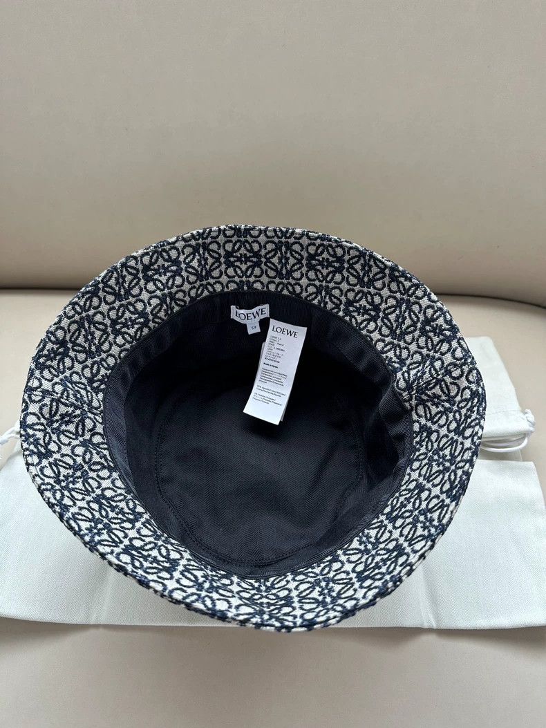 Loewe LOEWE size 59 Classic embroidered blue bucket hat Size ONE SIZE - 3 Thumbnail