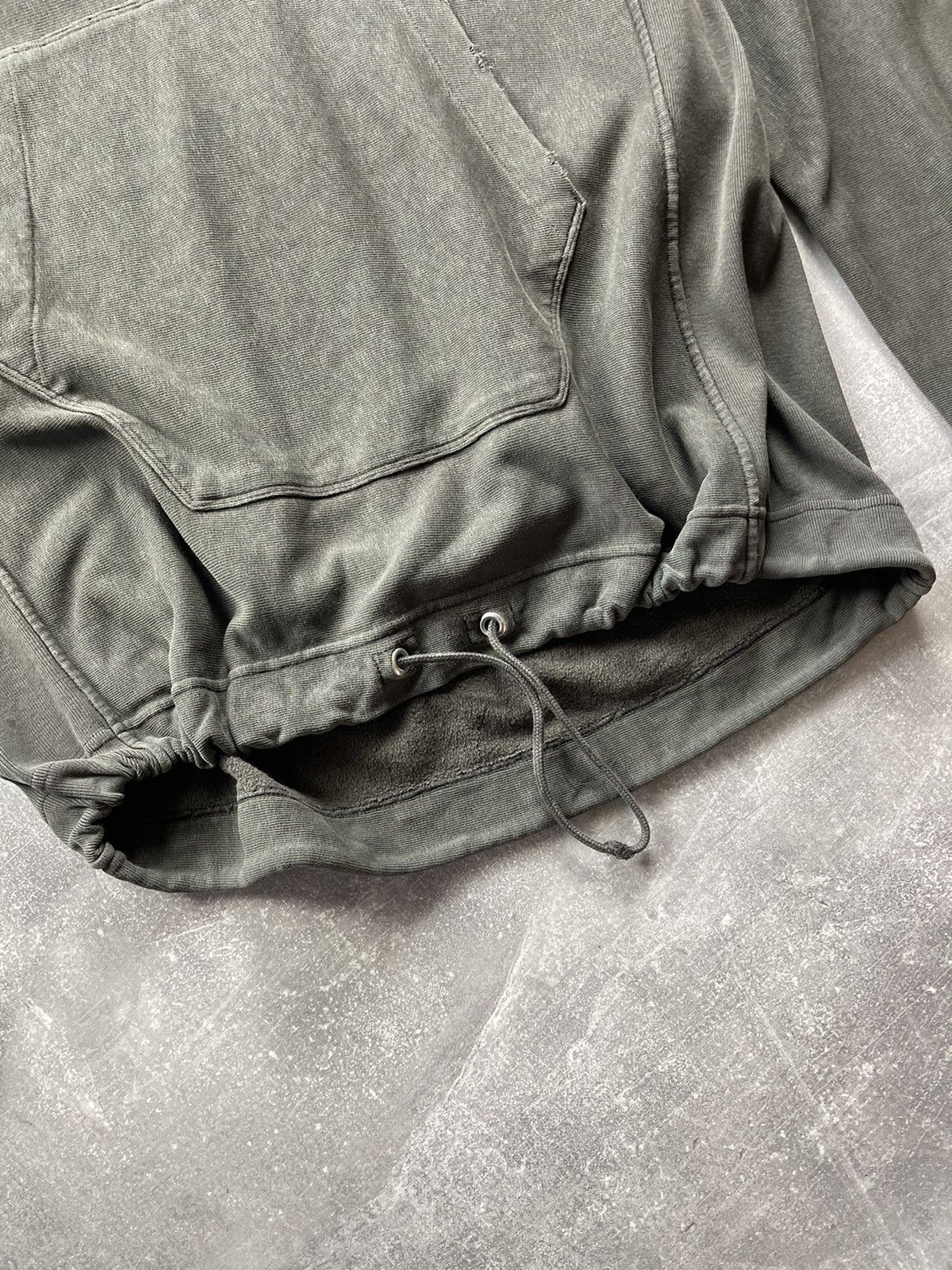 Stone Island Stone Island Denims Vintage 00s Logo Military Hoodie Khaki Size US XXL / EU 58 / 5 - 6 Thumbnail
