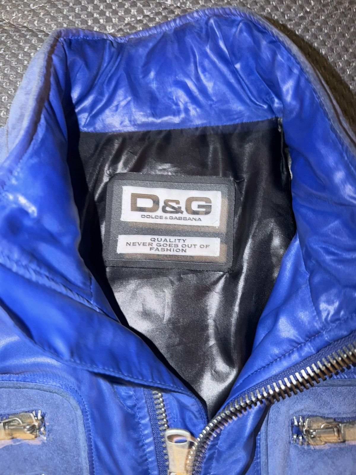 Dolce & Gabbana Dolce Gabbana D&G DG Collection - Blue Jacket AW07 Size US M / EU 48-50 / 2 - 4 Thumbnail