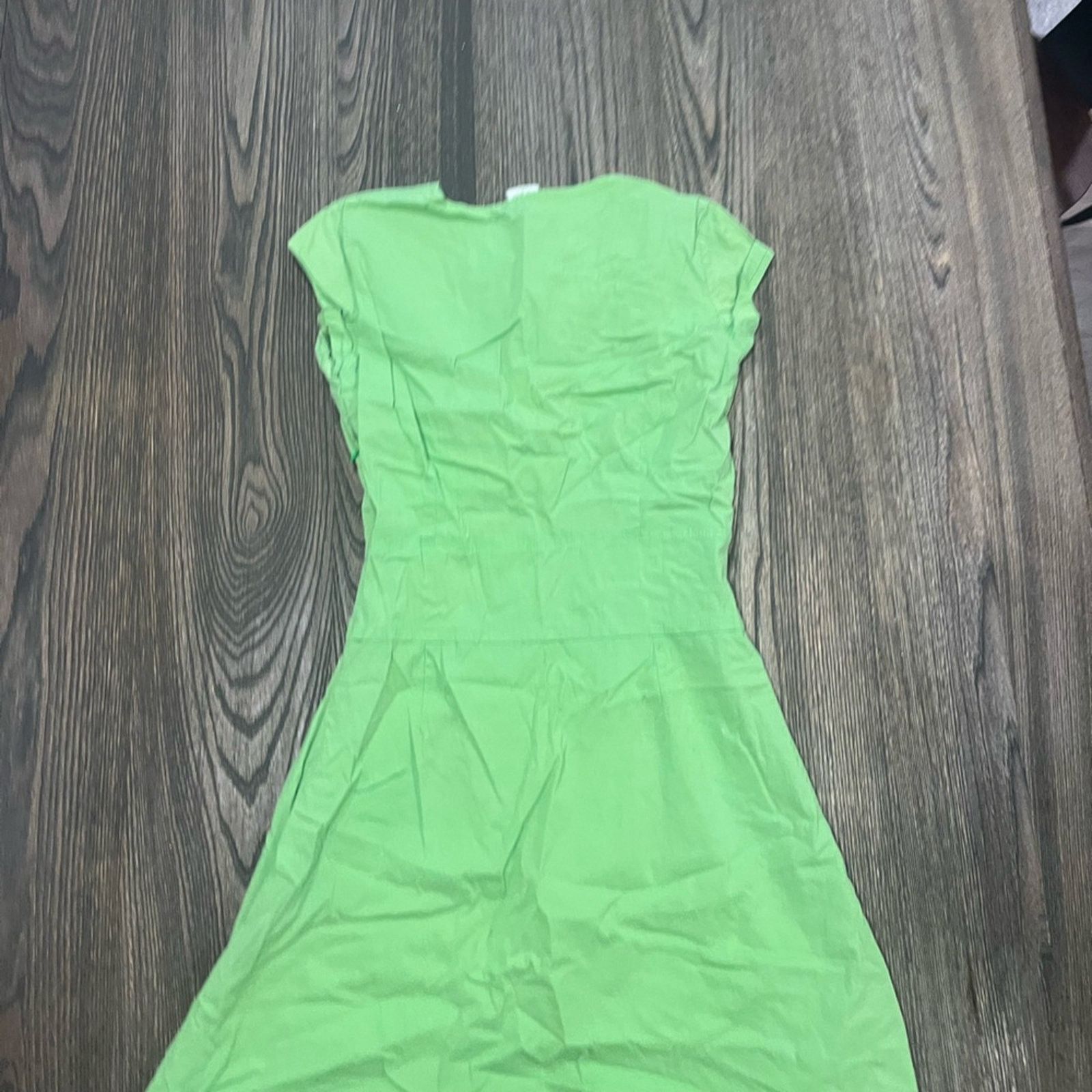 Vintage Shabby Apple Midi Dress Short Cap Sleeve Round Neck Size 6 Size M / US 6-8 / IT 42-44 - 7 Thumbnail