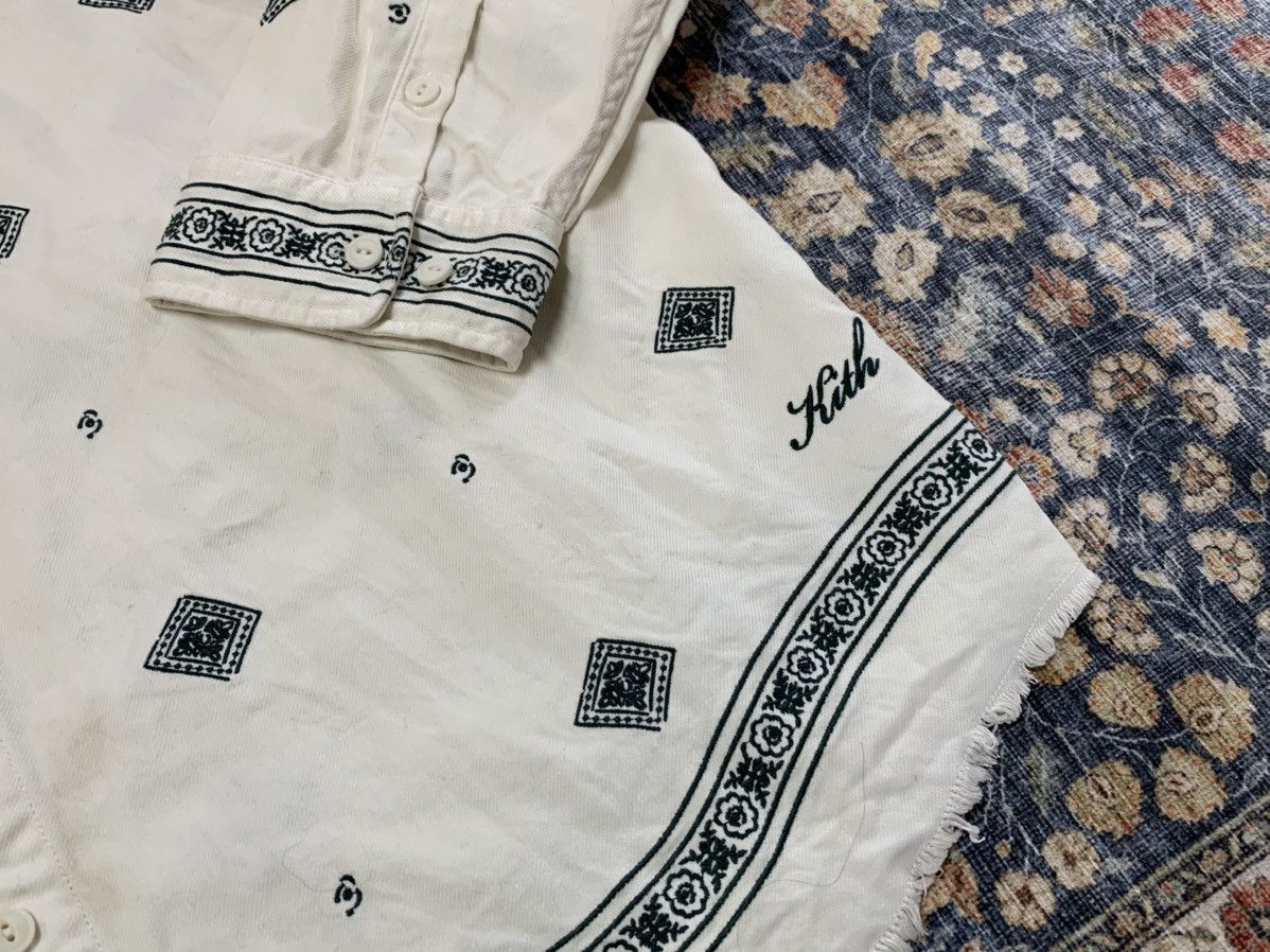 Kith KITH Embroidered white denim shirt Size US XL / EU 56 / 4 - 2 Thumbnail