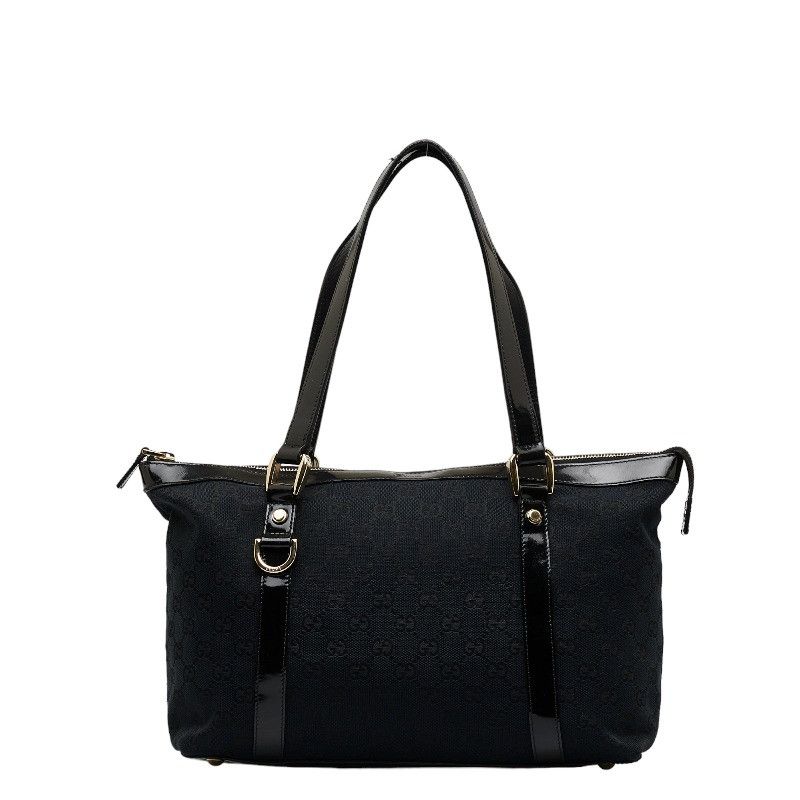 image of Gucci GG Canvas Abbey Tote Bag in Black, Men's