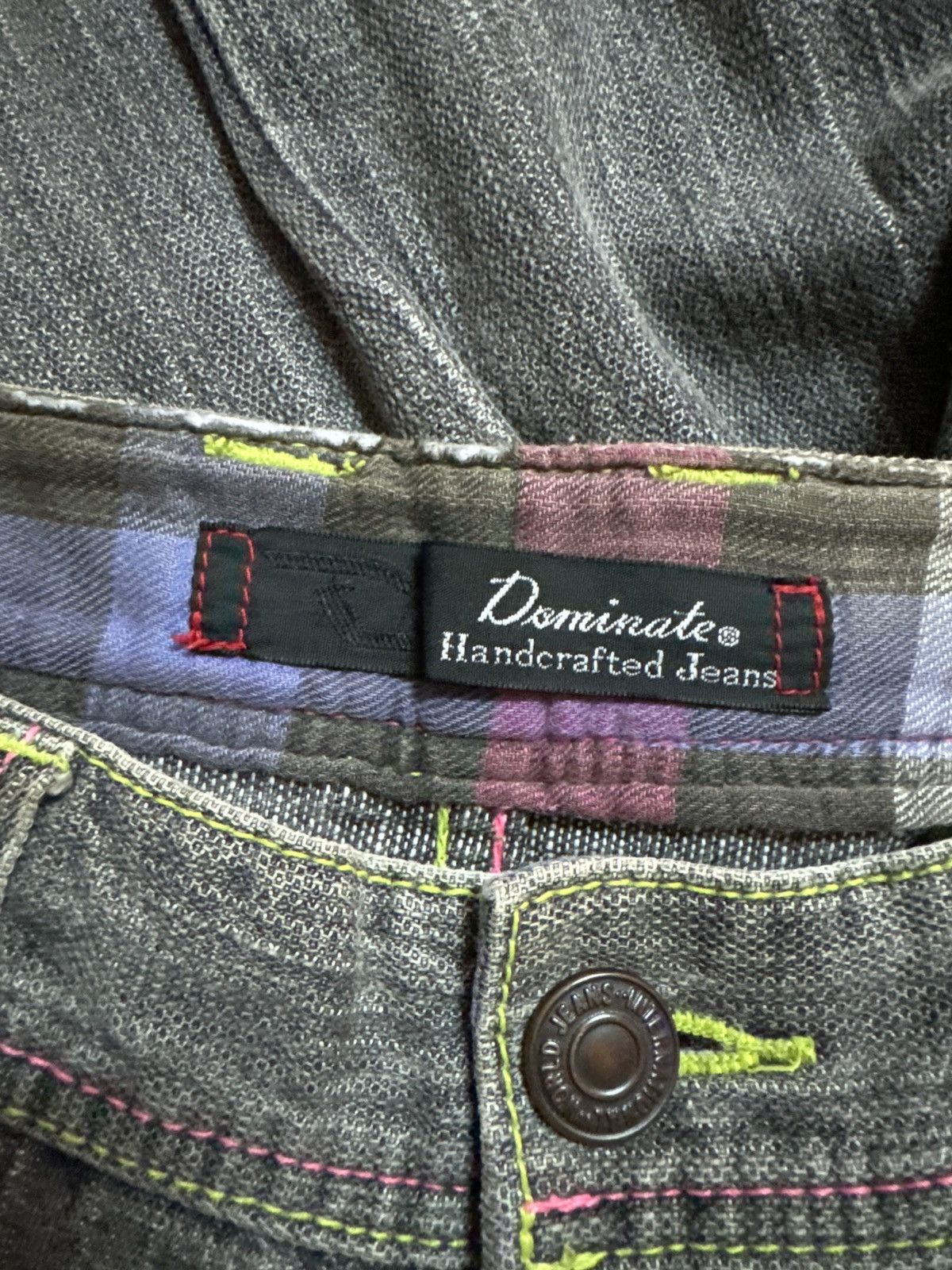 If Six Was Nine Dominate Handcrafted Plaid Tartans Junya Watanabe Denim Size US 32 / EU 48 - 17 Thumbnail