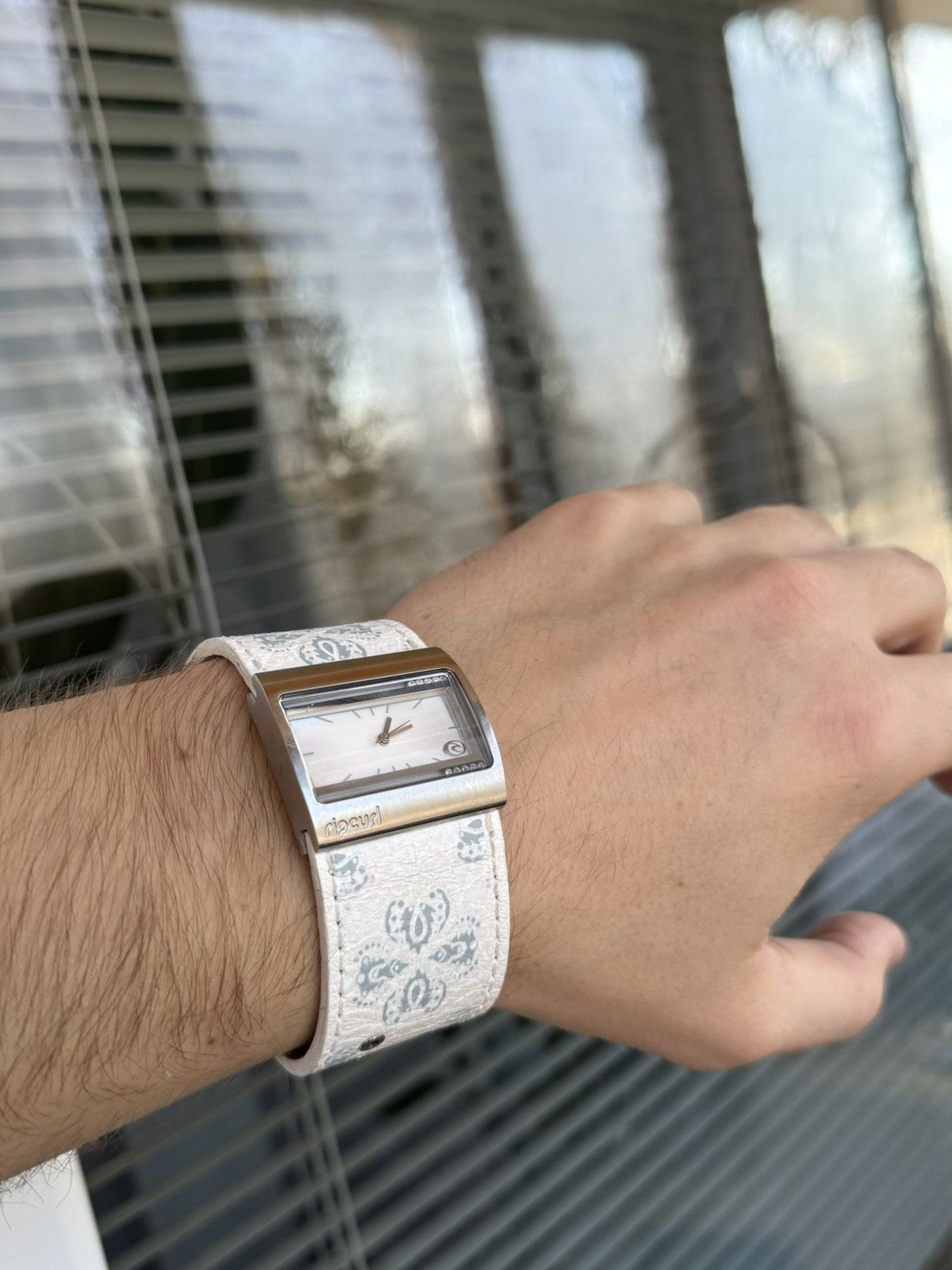 Japanese Brand × Rip Curl 🌊Vintage 00s Surf Rip Curl watch Y2K rare bracelet leather Size ONE SIZE - 9 Thumbnail
